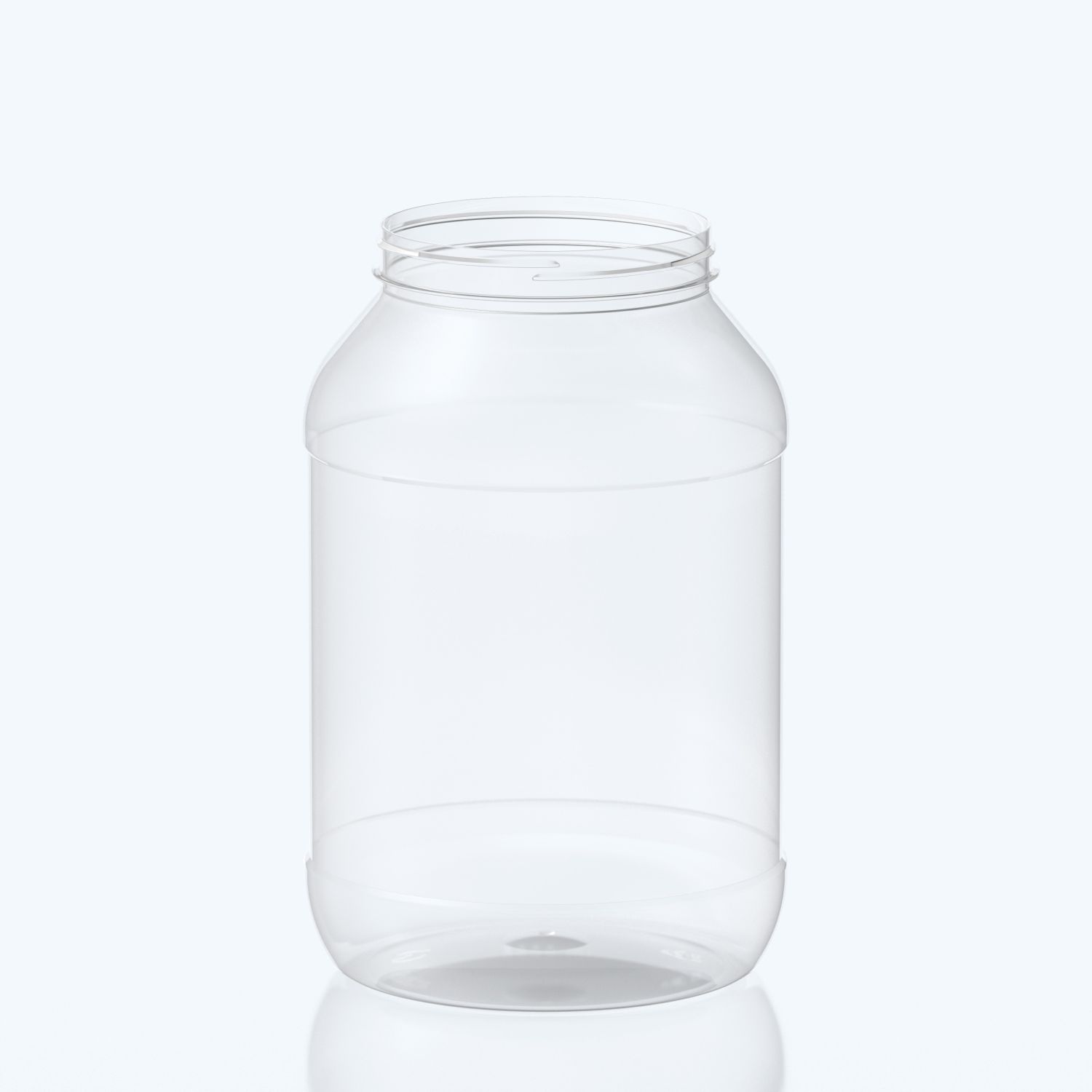 6000ml Round PET Jar - 127Special - Clear
