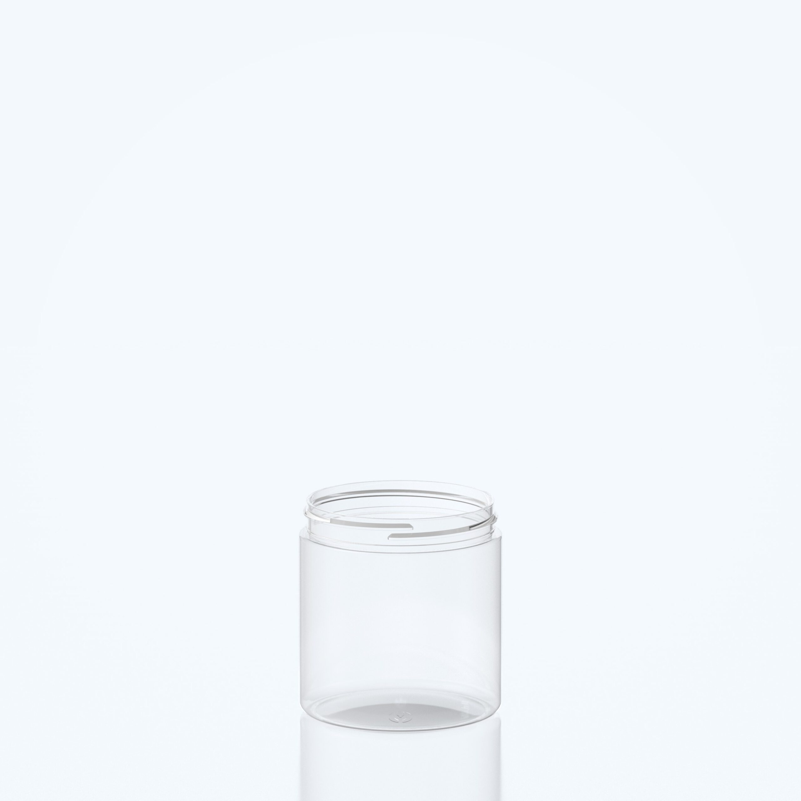 750ml Cylindrical PET Jar - 100SP400 - Clear