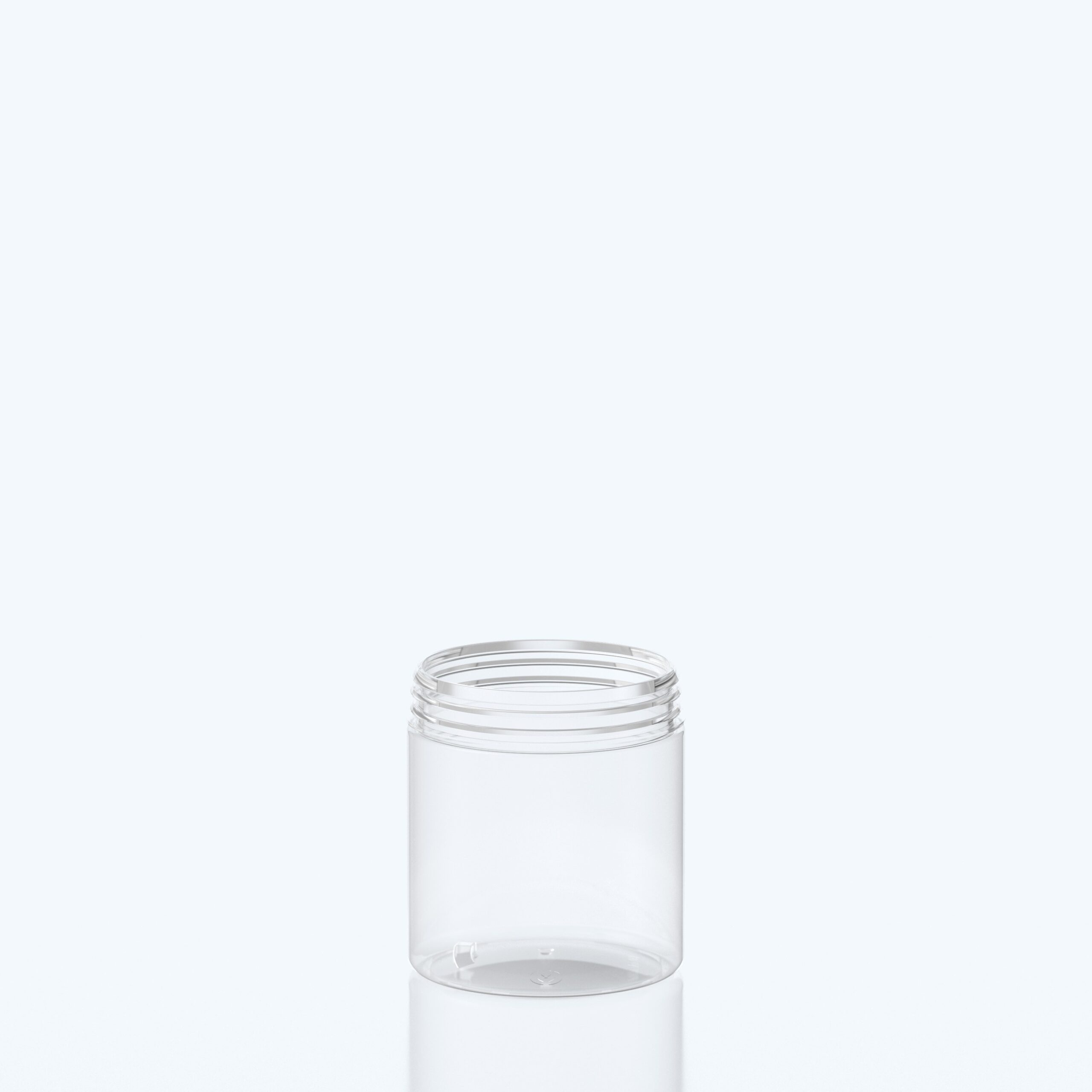 750ml Cylindrical PET Jar - 102SNAP - Clear