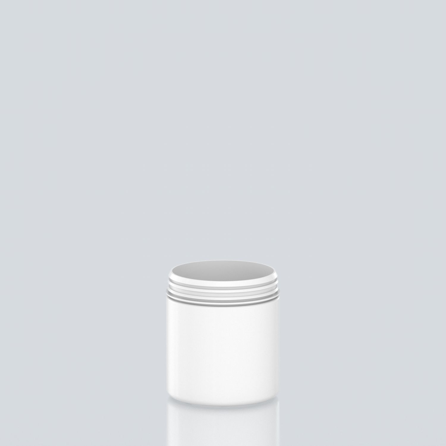 750ml Cylindrical PET Jar - 102SNAP - White