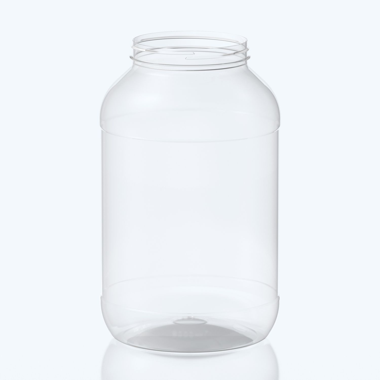 8L Round PET Jar - 127Special - Clear
