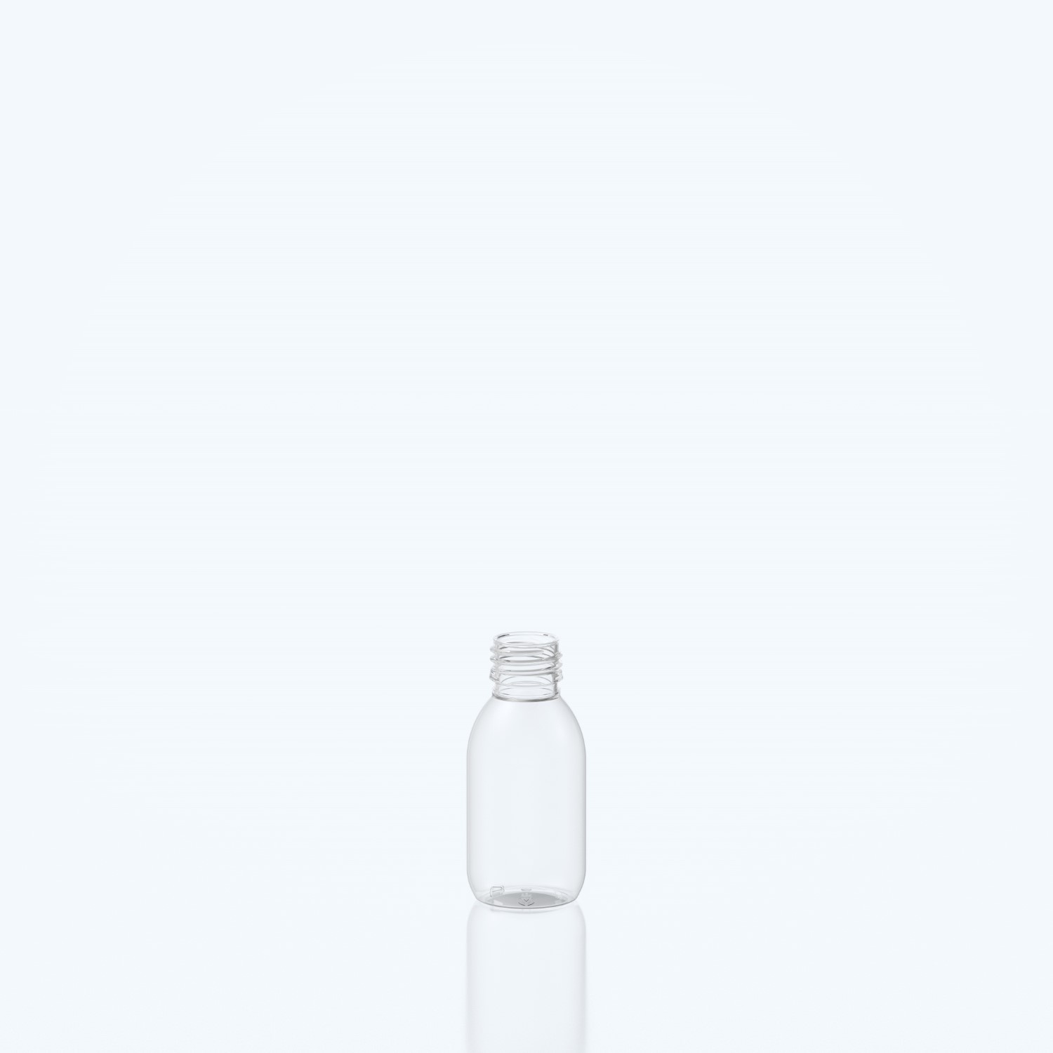 100ml Syrup PET Bottle - 28ROPP - Clear