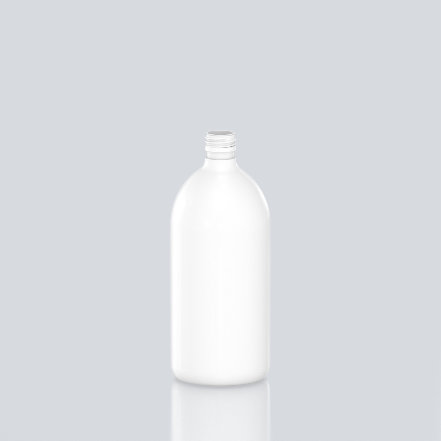 1000ml Syrup PET Bottle  - 28ROPP - White
