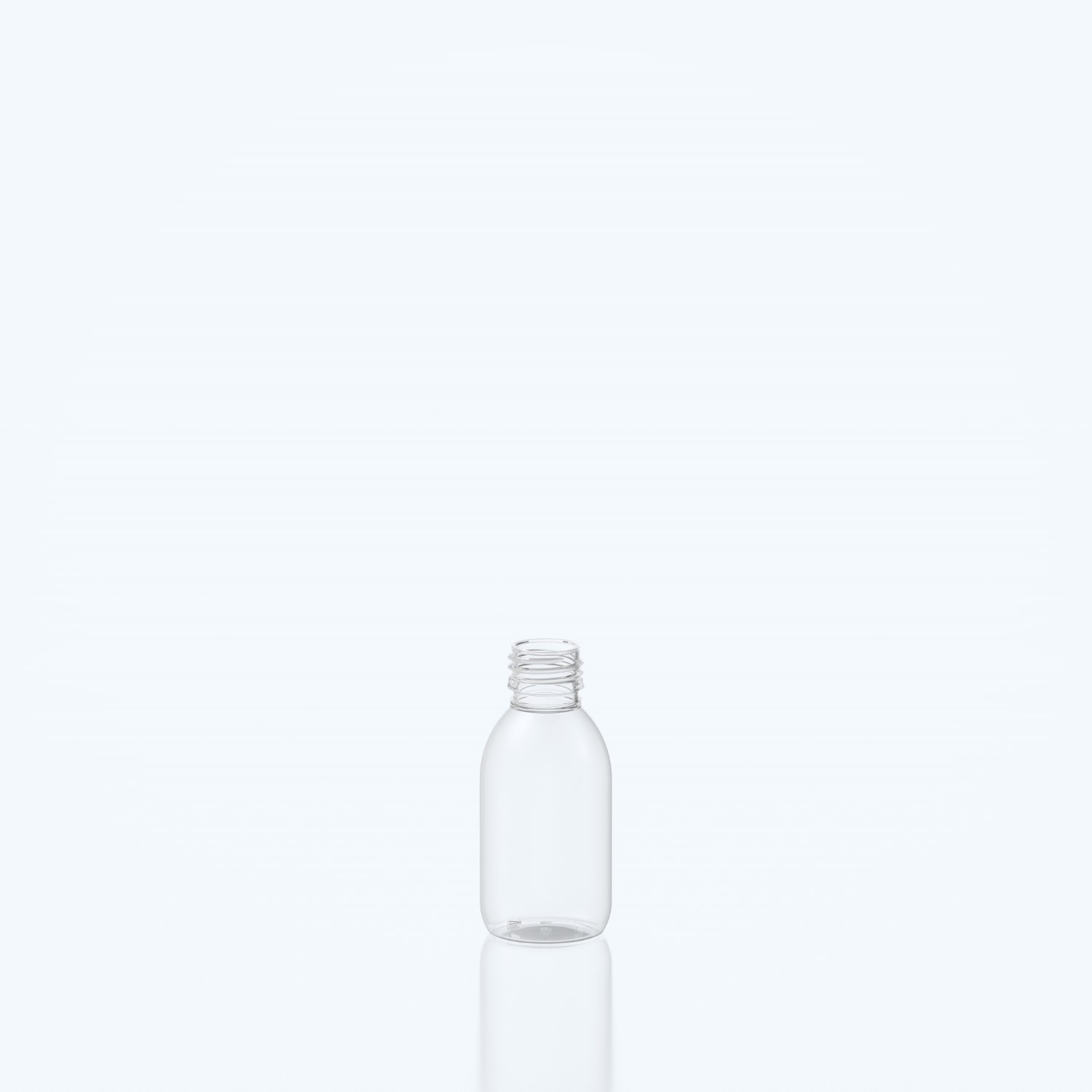 125ml Syrup PET bottle - 28ROPP - Clear