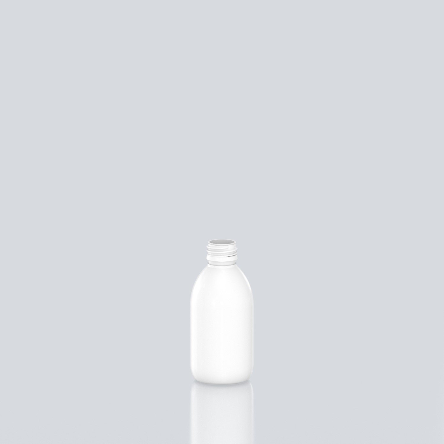 200ml Syrup PET Bottle - 28ROPP - White