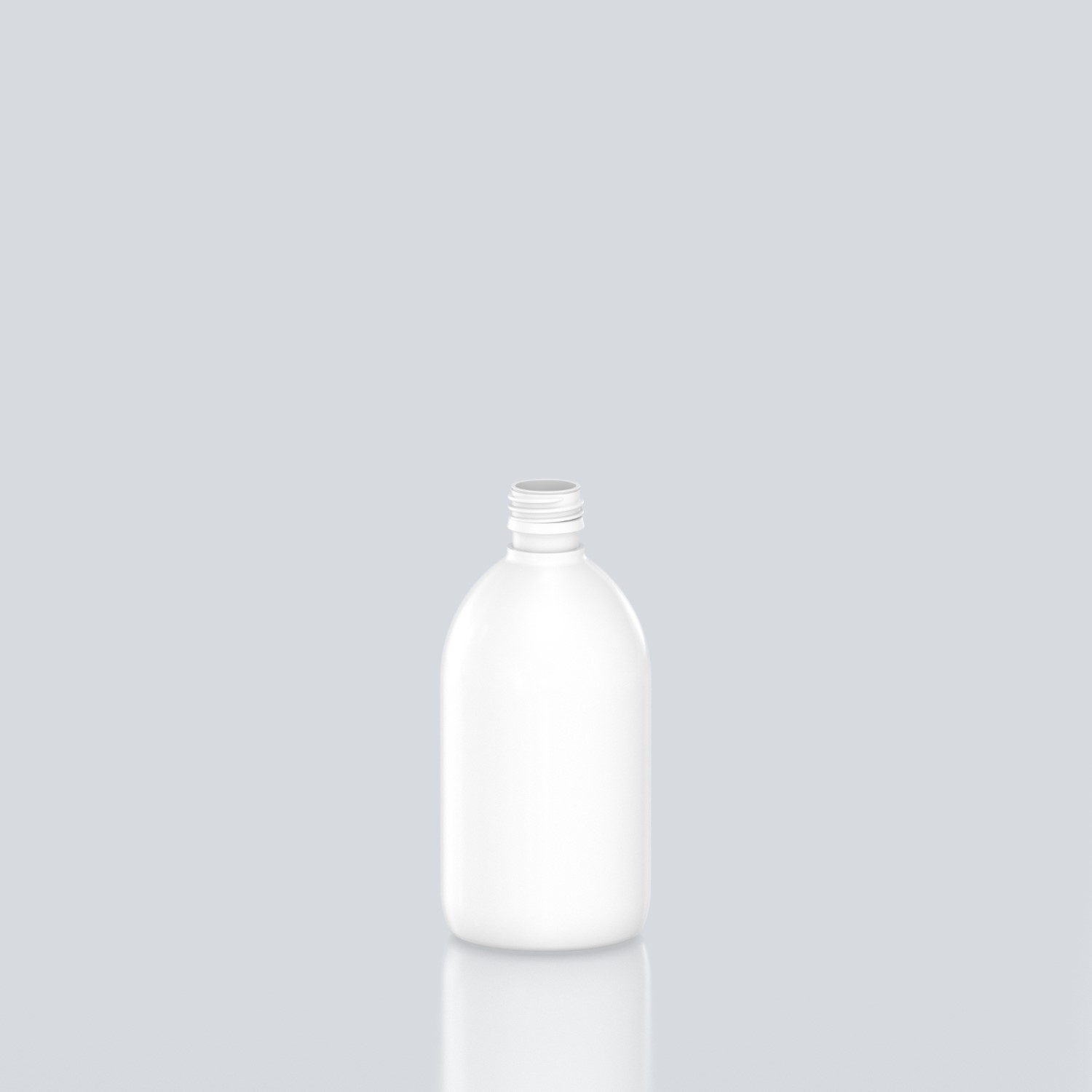 500ml Syrup PET Bottle - 28ROPP - White