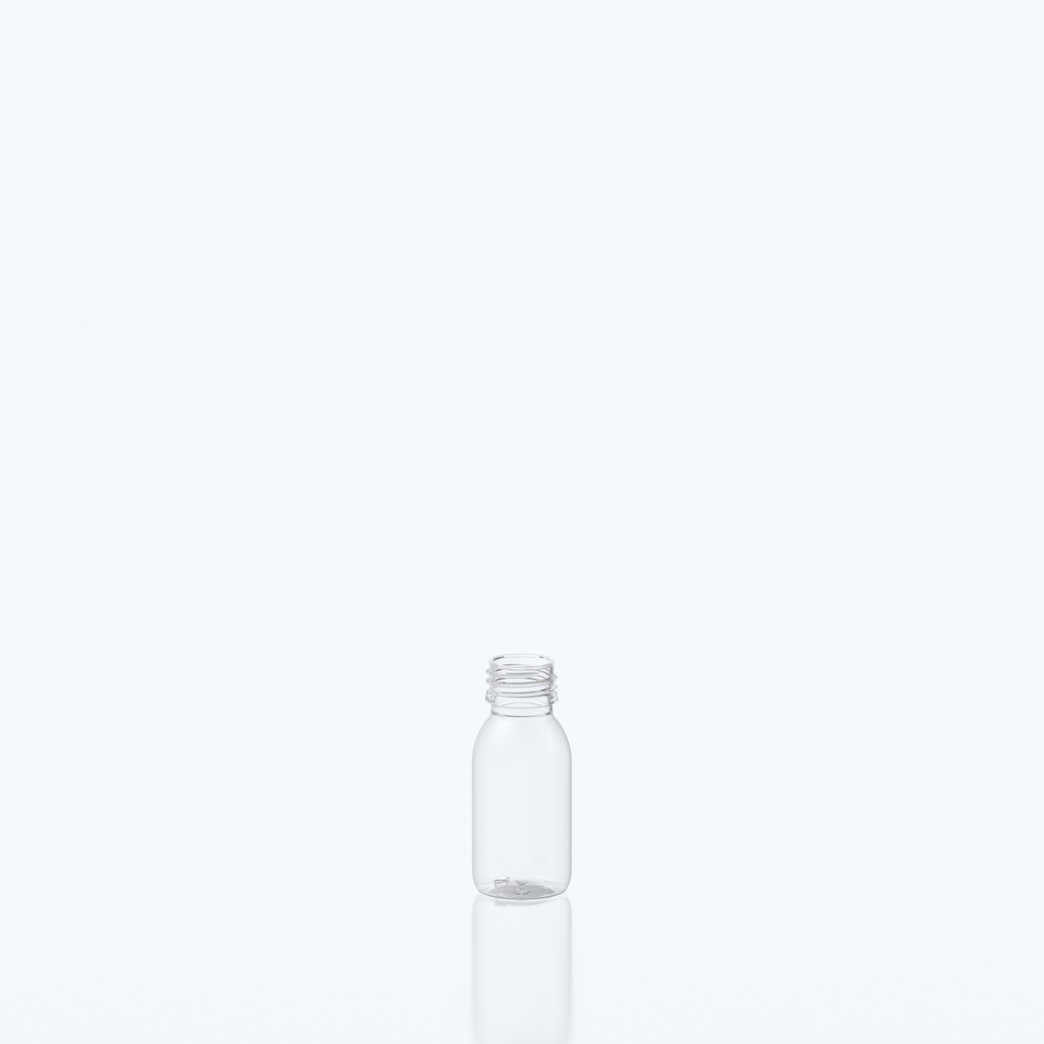 60ml Syrup PET Bottle  - 28ROPP - Clear