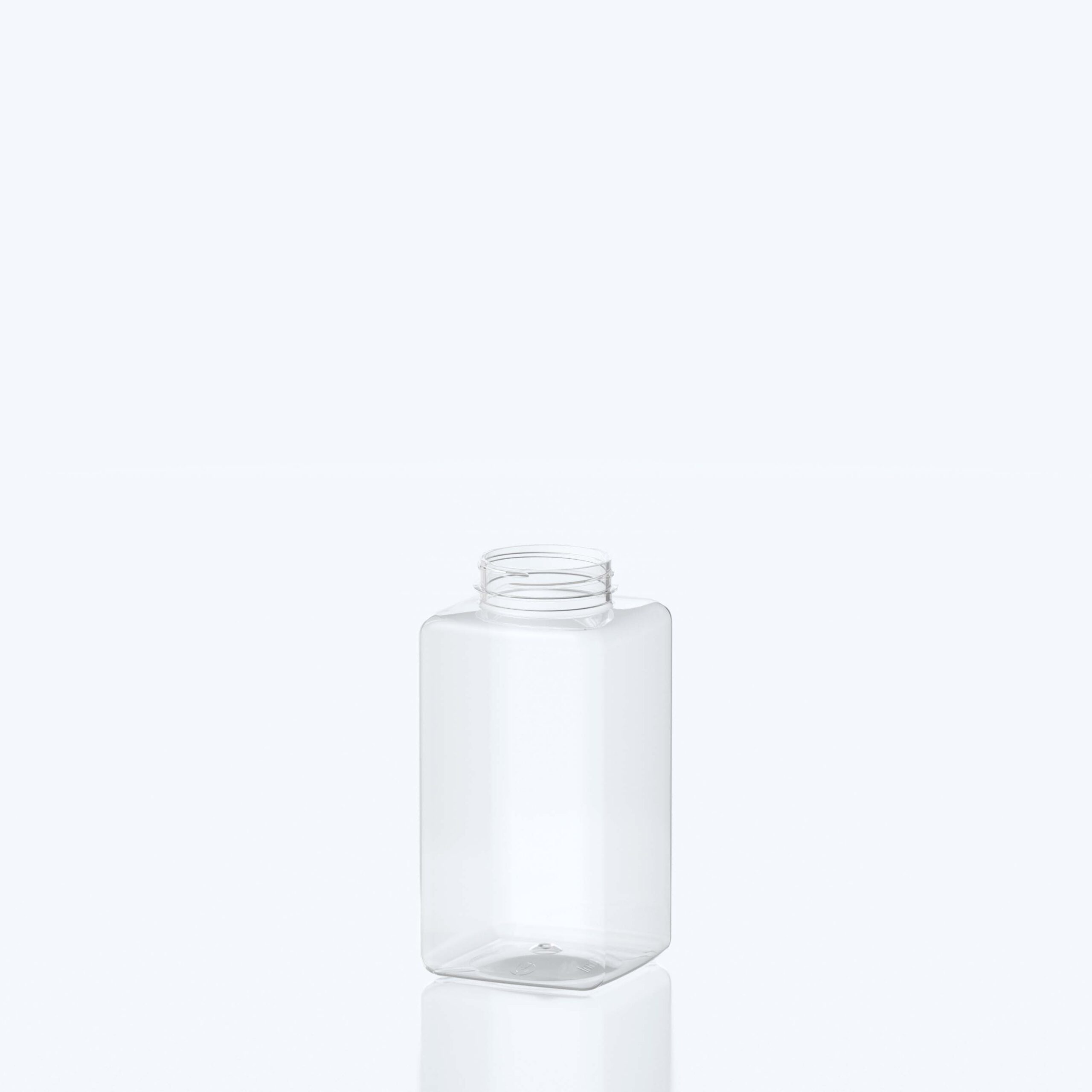750ml PET Square Pill jar - 53SP400 - Clear