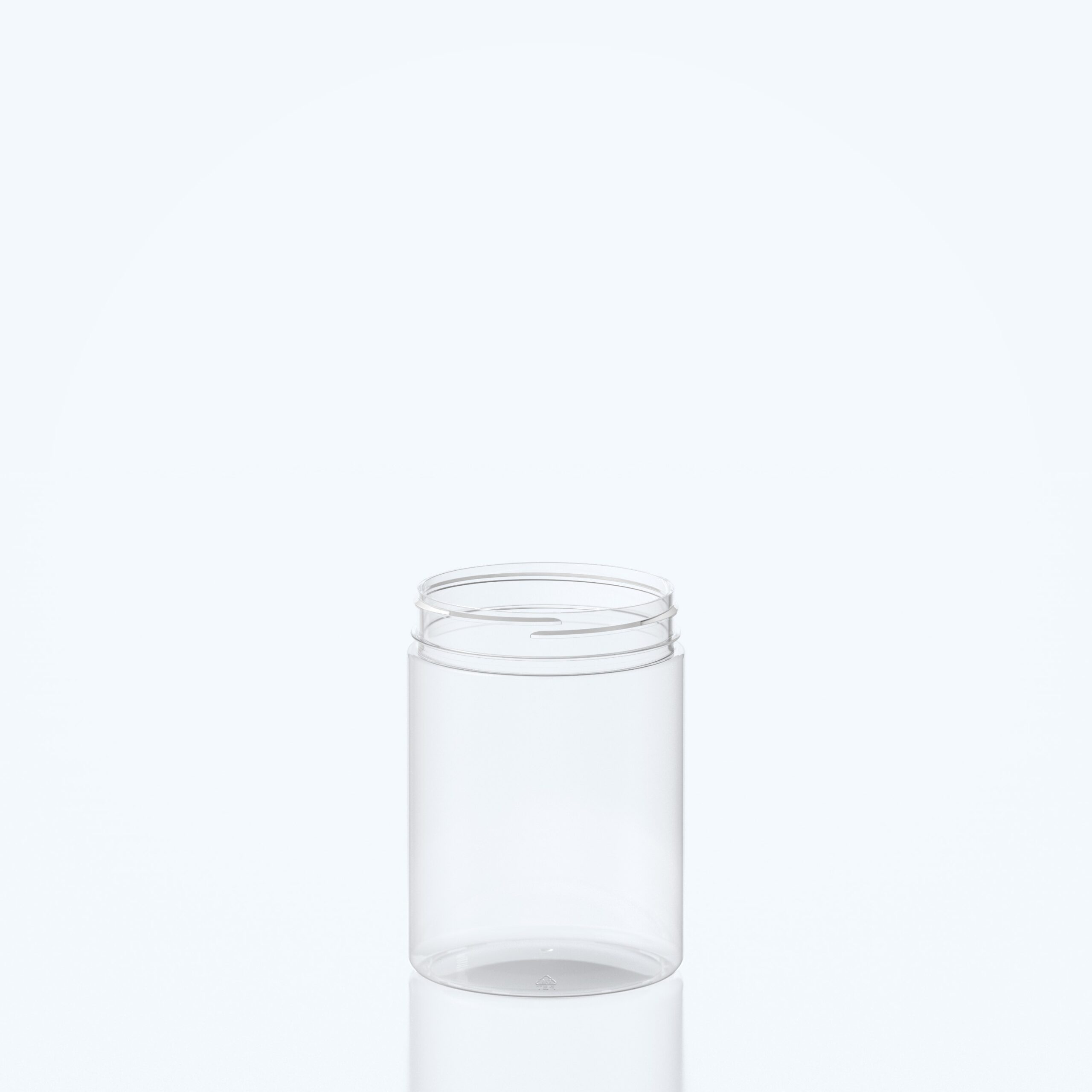 1000ml Cylindrical High Neck PET Jar - 100SP400 high - Clear