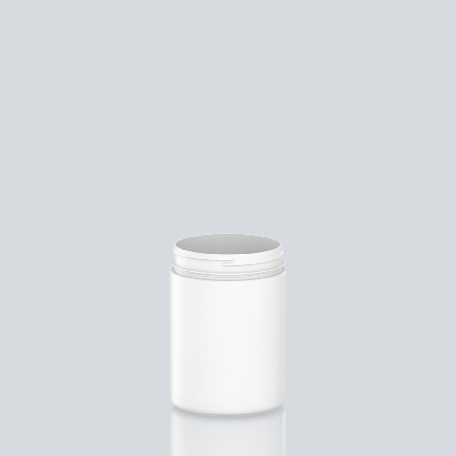 1000ml Cylindrical High Neck PET Jar - 100SP400 high - White