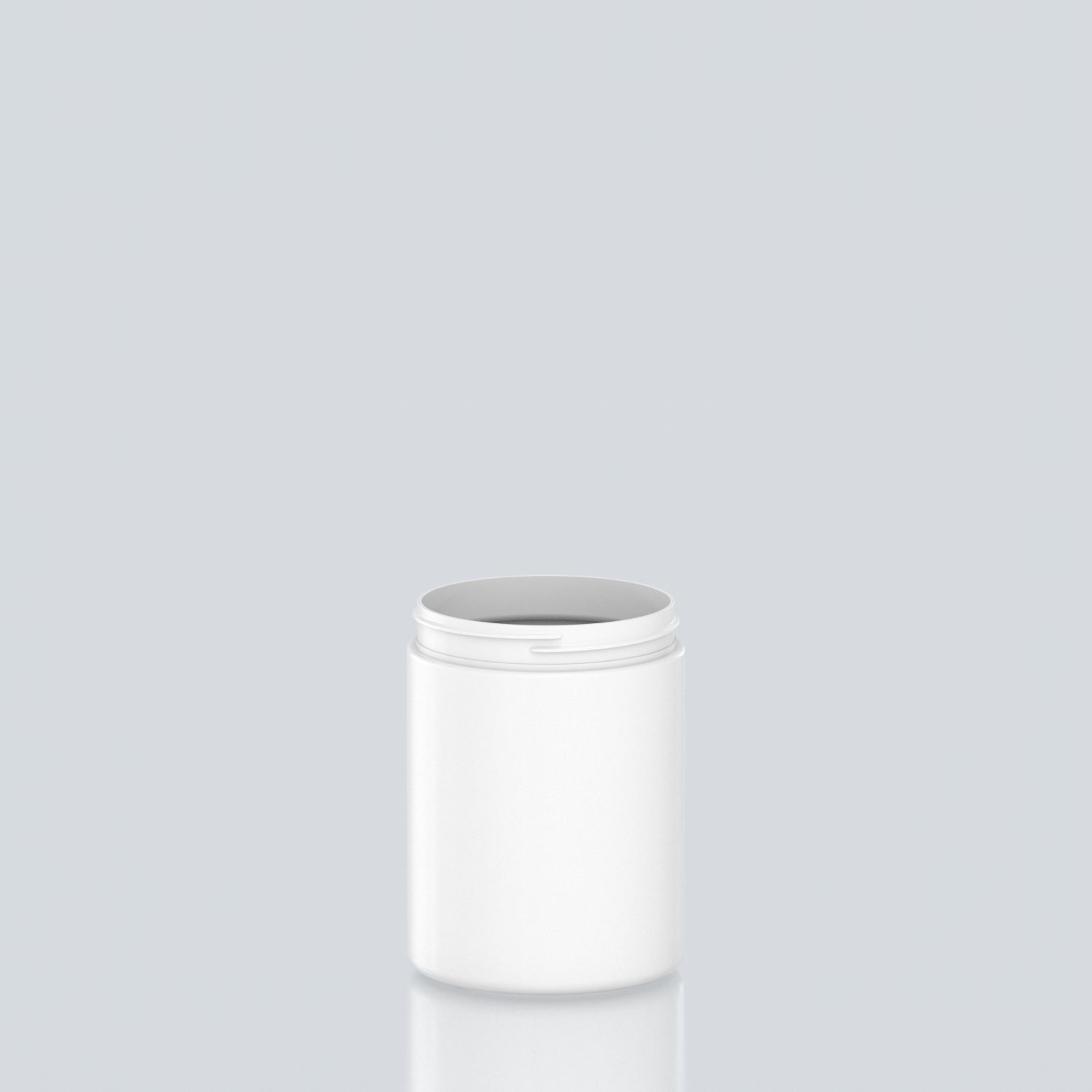 1000ml Cylindrical PET jar - 100SP400 - White