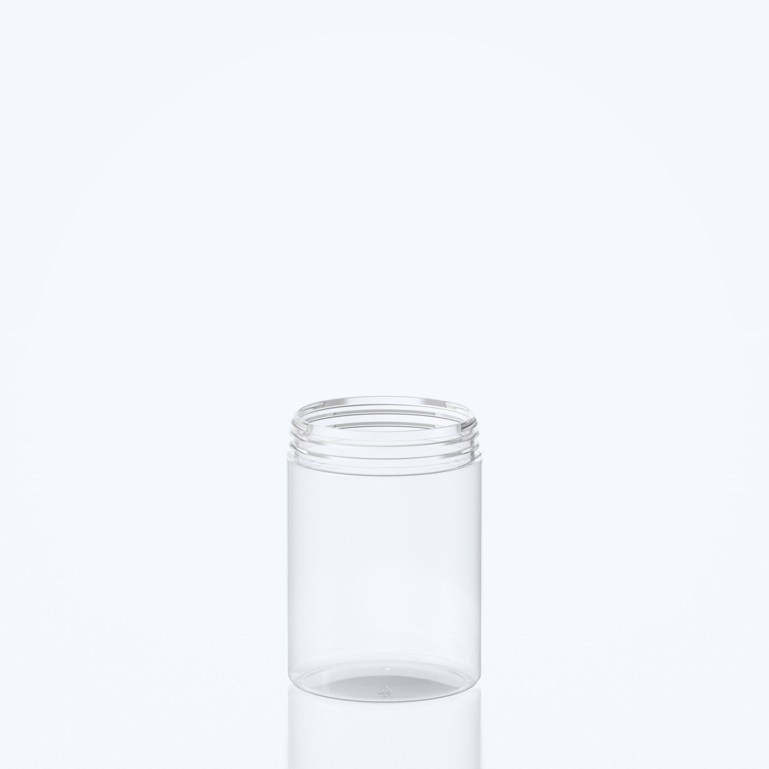 1000ml Cylindrical PET jar - 102SNAP - Clear