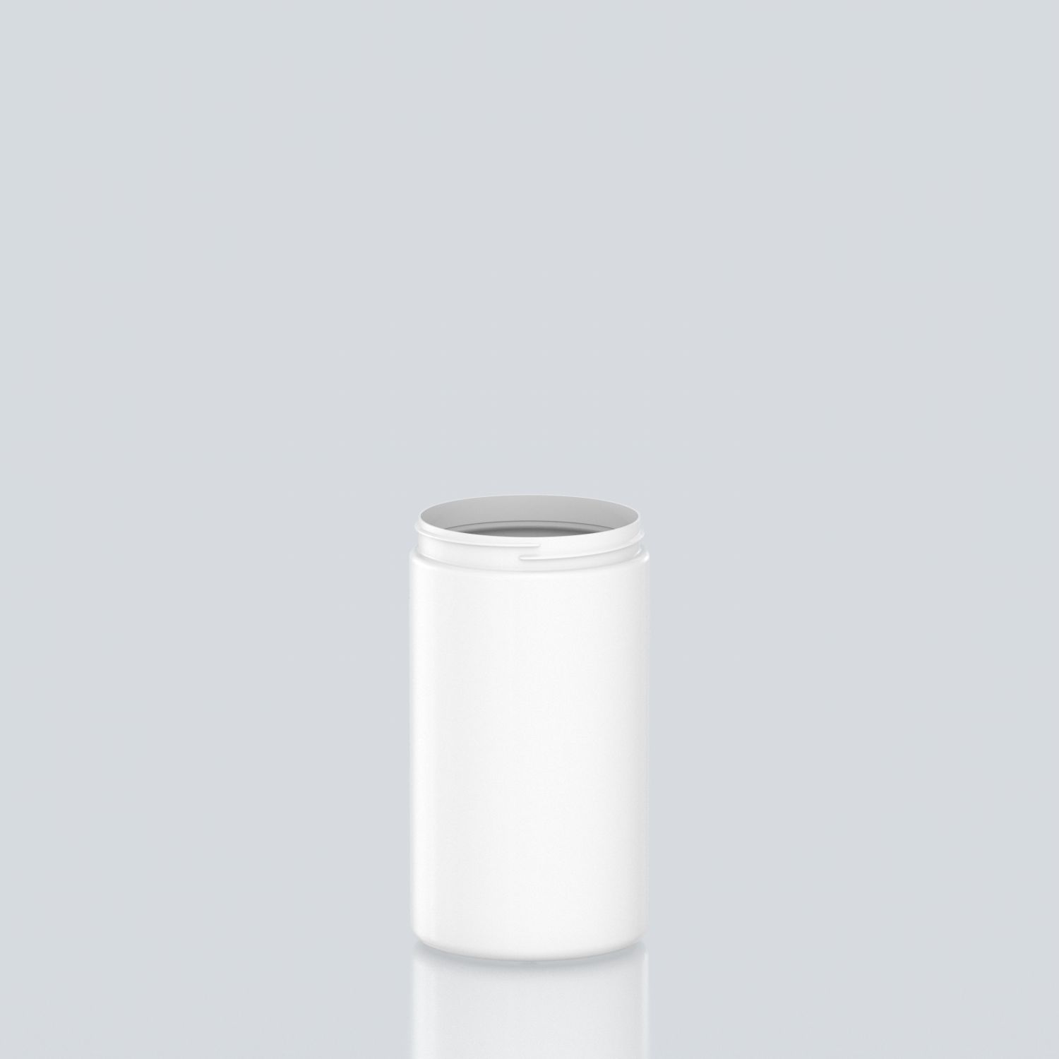 1000ml Cylindrical PET jar - 89SP400 - White