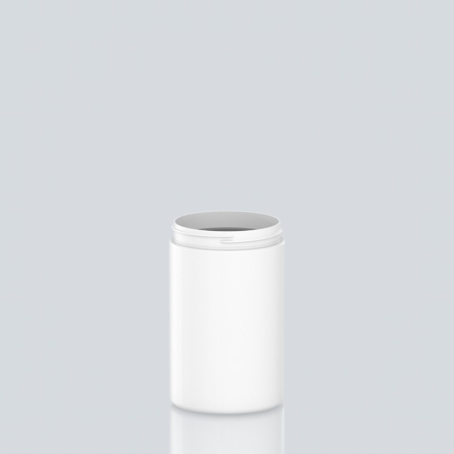 1250ml Cylindrical PET Jar - 100SP400 - White
