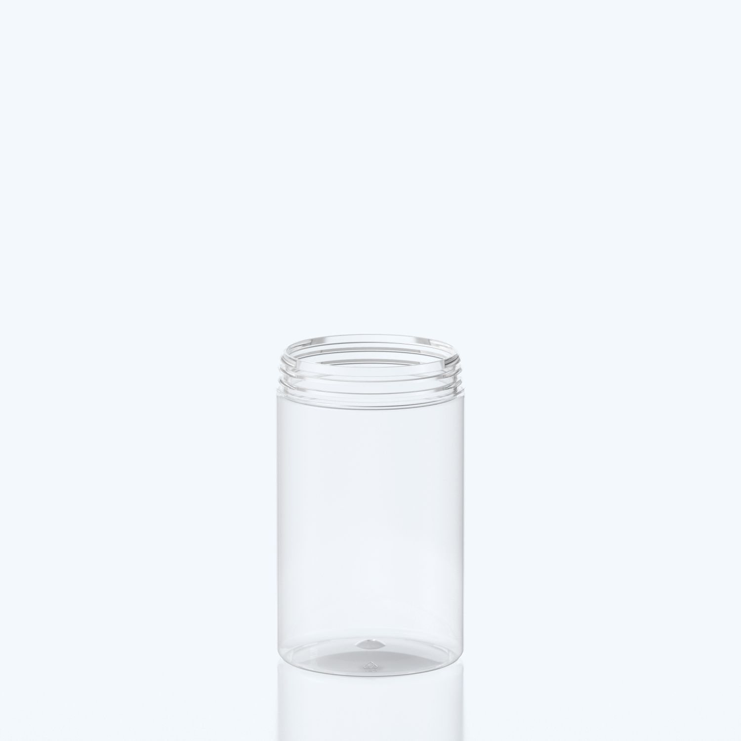 1250ml Cylindrical PET Jar - 102SNAP - Clear