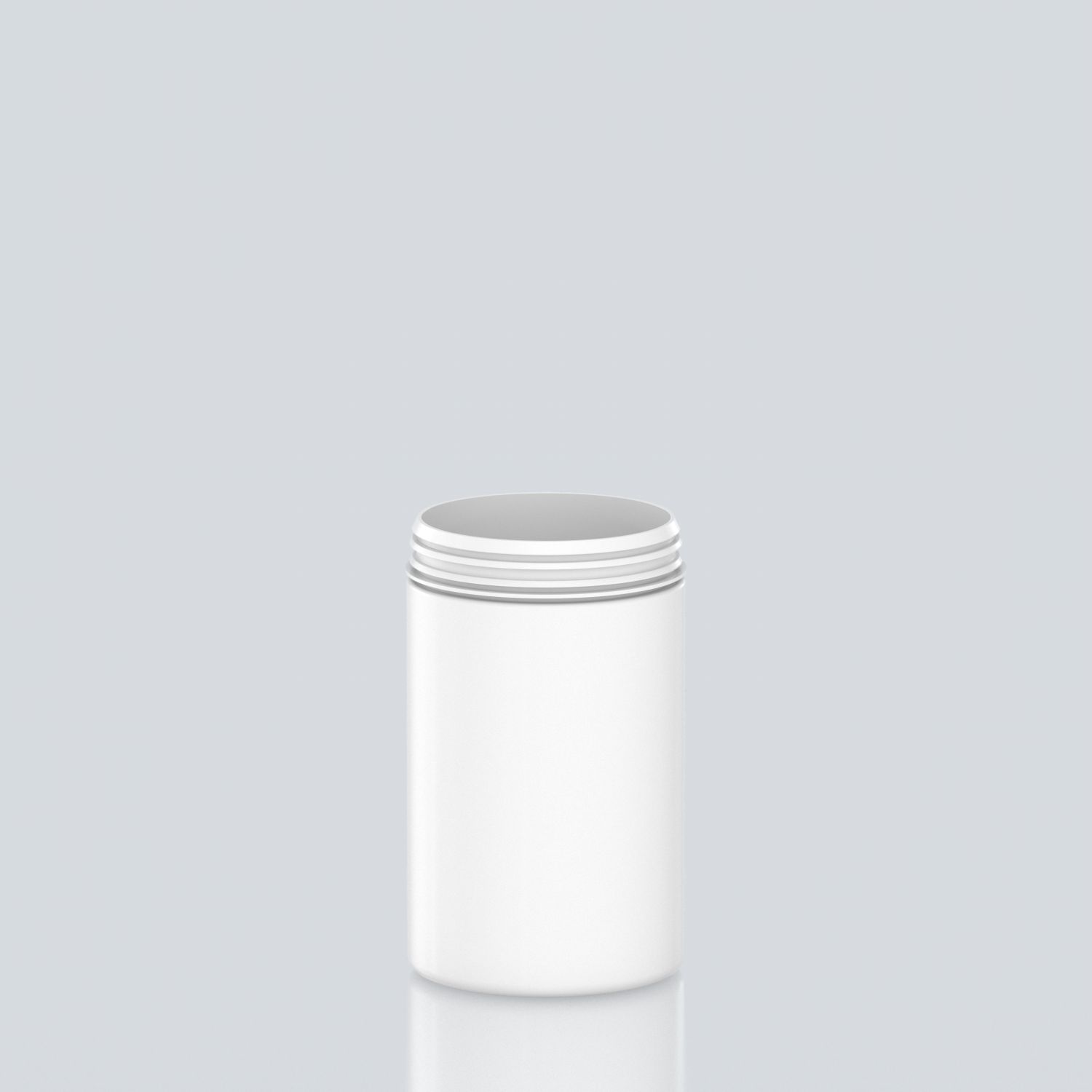 1250ml Cylindrical PET Jar - 102SNAP - White