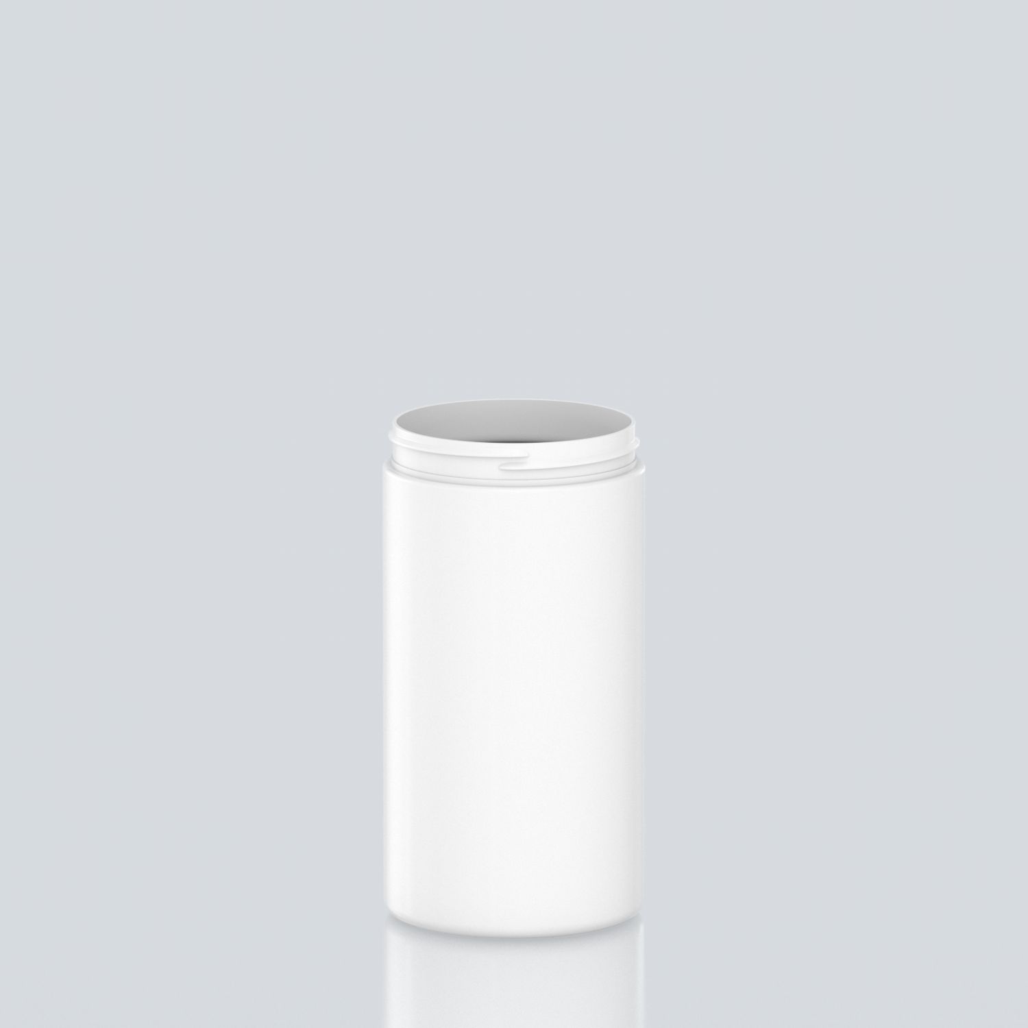 1500ml Cylindrical PET Jar - 100SP400 - White