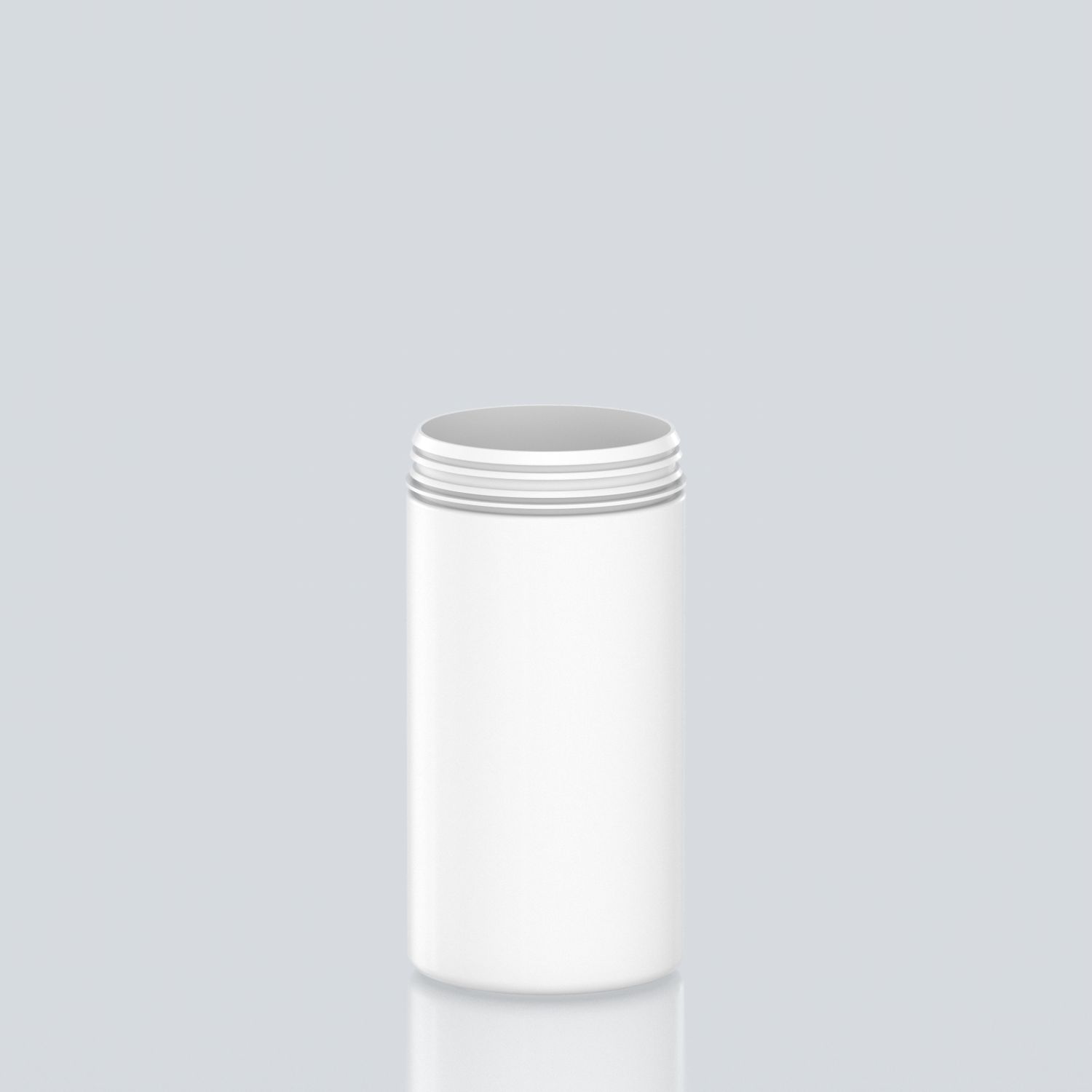 1500ml Cylindrical PET Jar - 102SNAP - White