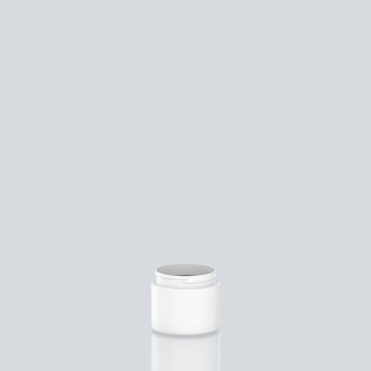 200ml Cylindrical Child-resistant PET Jar - 70SP400 CRC - White