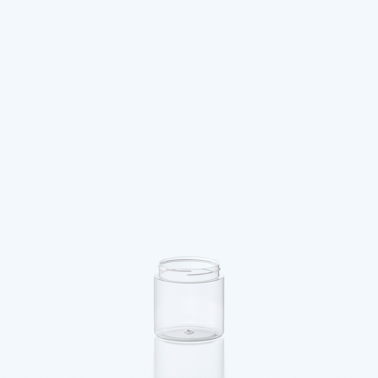 250ml Cylindrical Child-resistant PET Jar - 70SP400 CRC - Clear