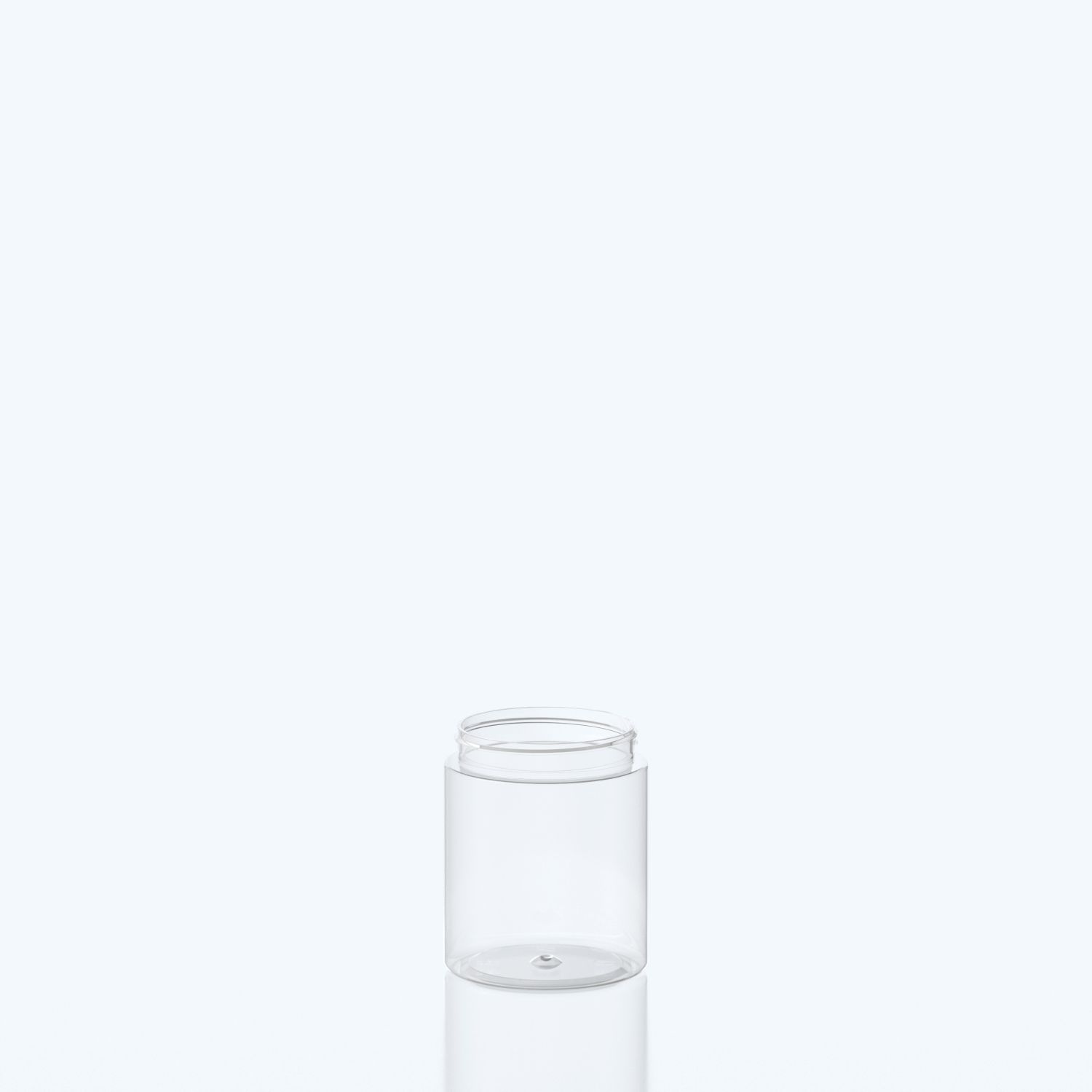 300ml Cylindrical Child-resistant PET Jar  - 70SP400 CRC - Clear