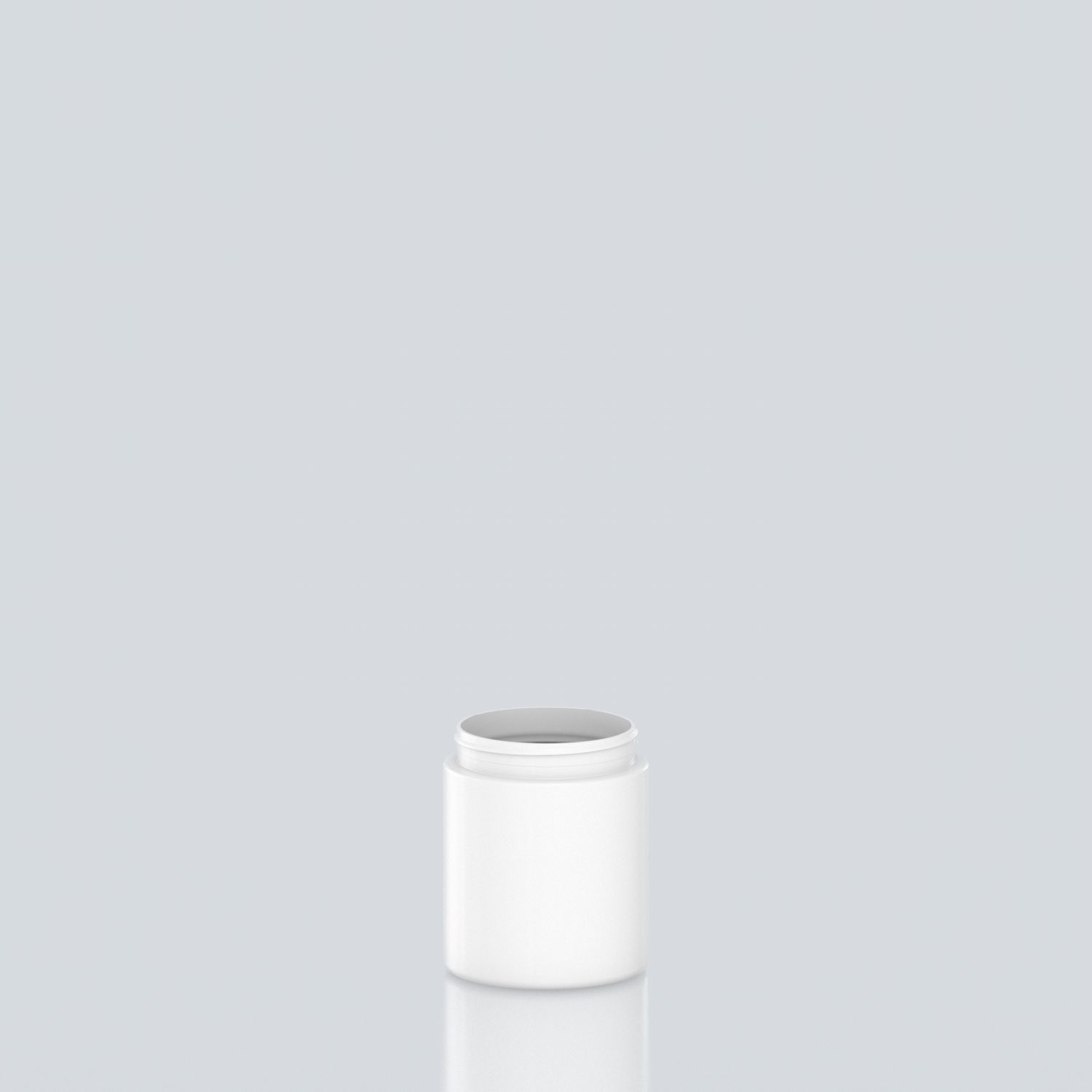 300ml Cylindrical Child-resistant PET Jar  - 70SP400 CRC - White