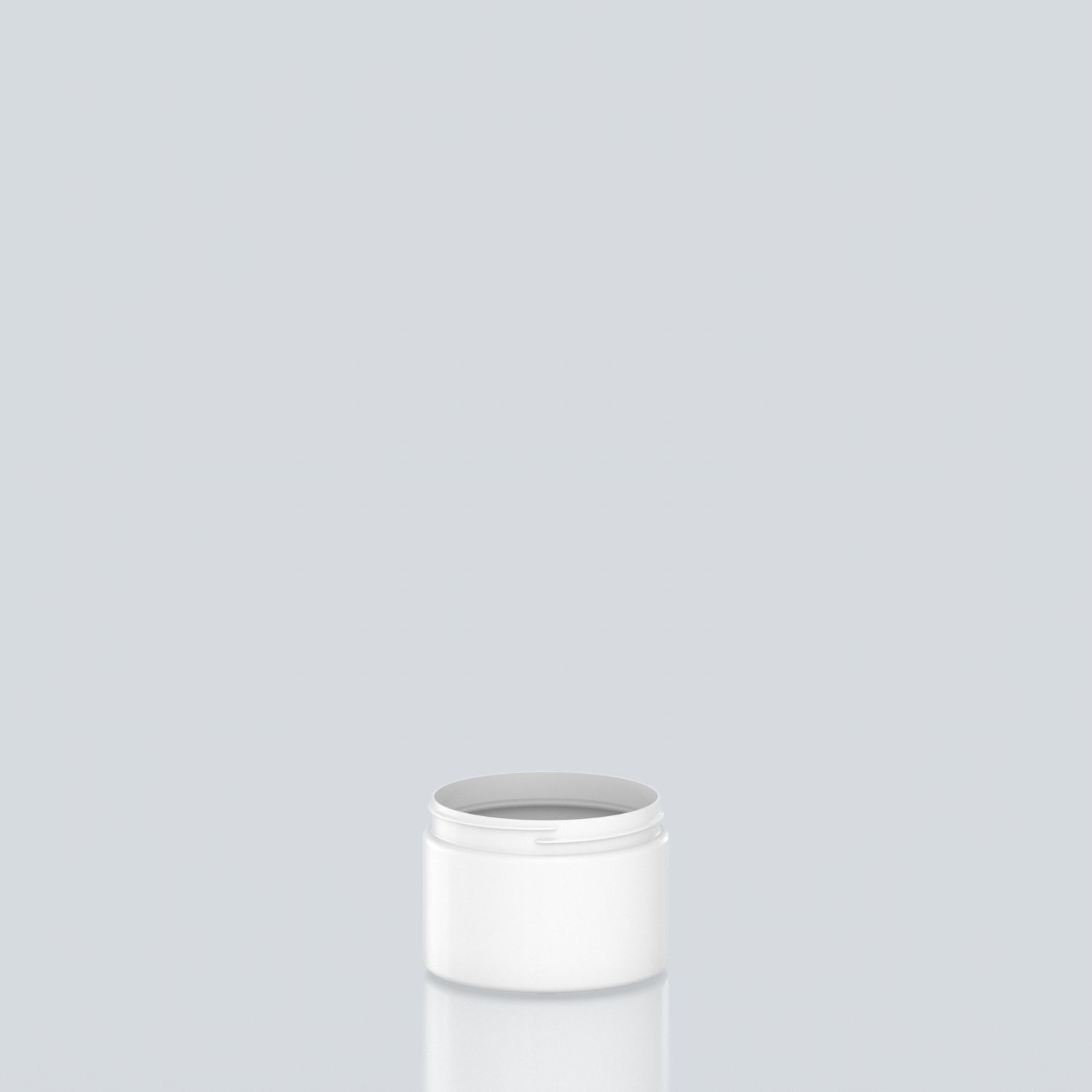 300ml Cylindrical PET Jar - 89SP400 - White