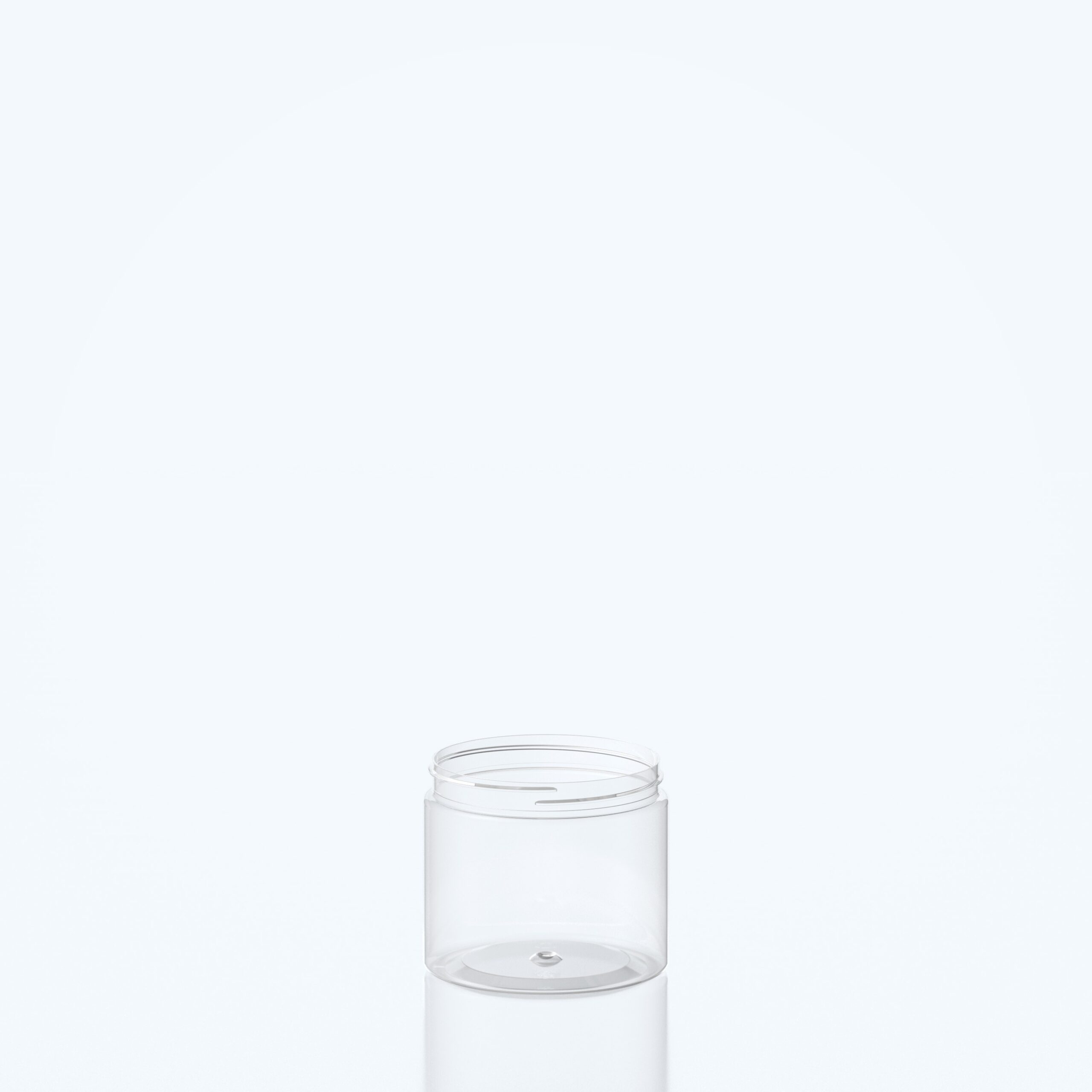 400ml Cylindrical PET jar - 89SP400 - Clear 