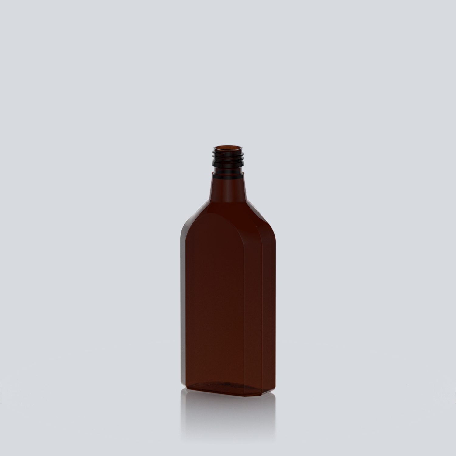 500ml Meplat PET Bottle - 28ROPP - Amber