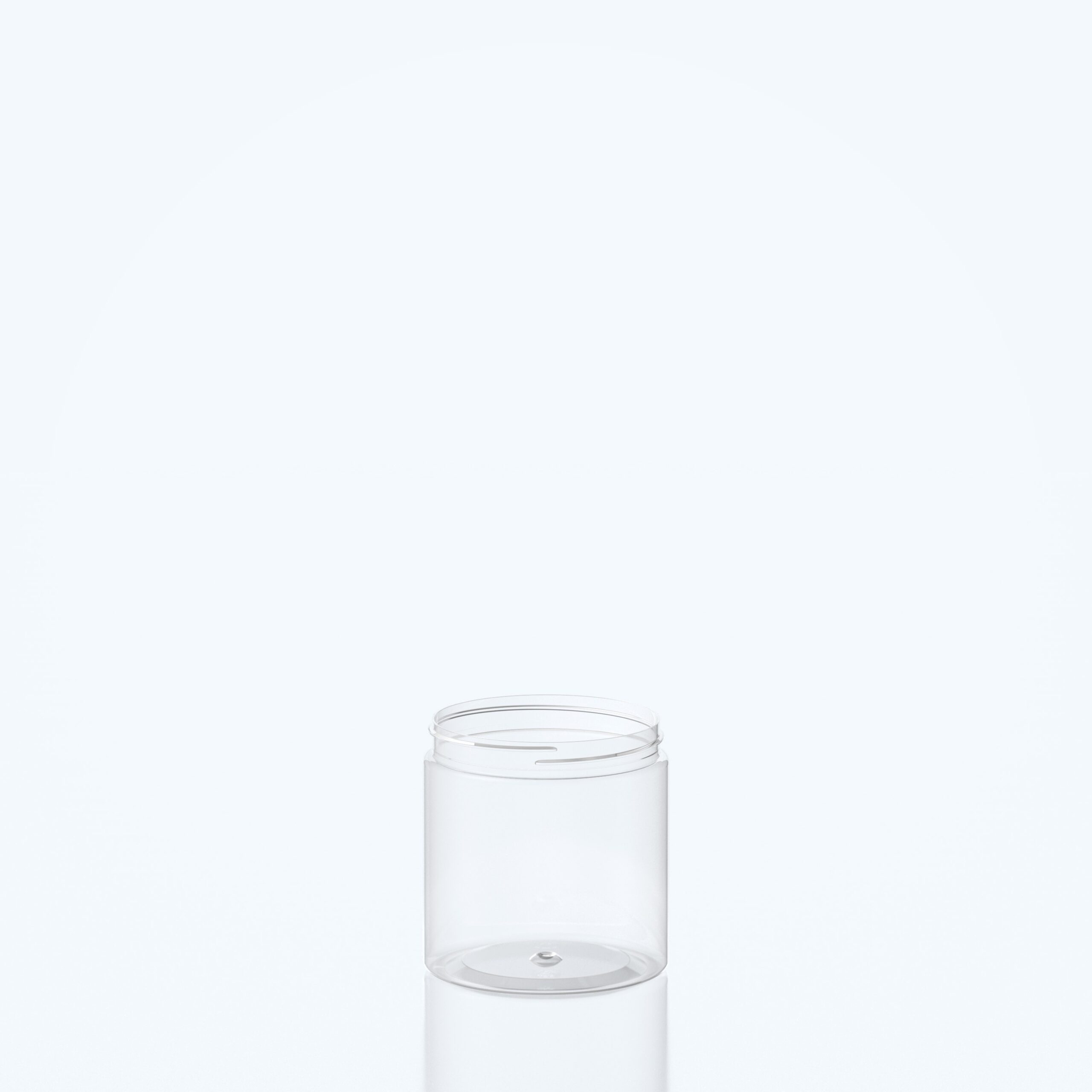 500ml Cylindrical PET Jar - 89SP400 - Clear