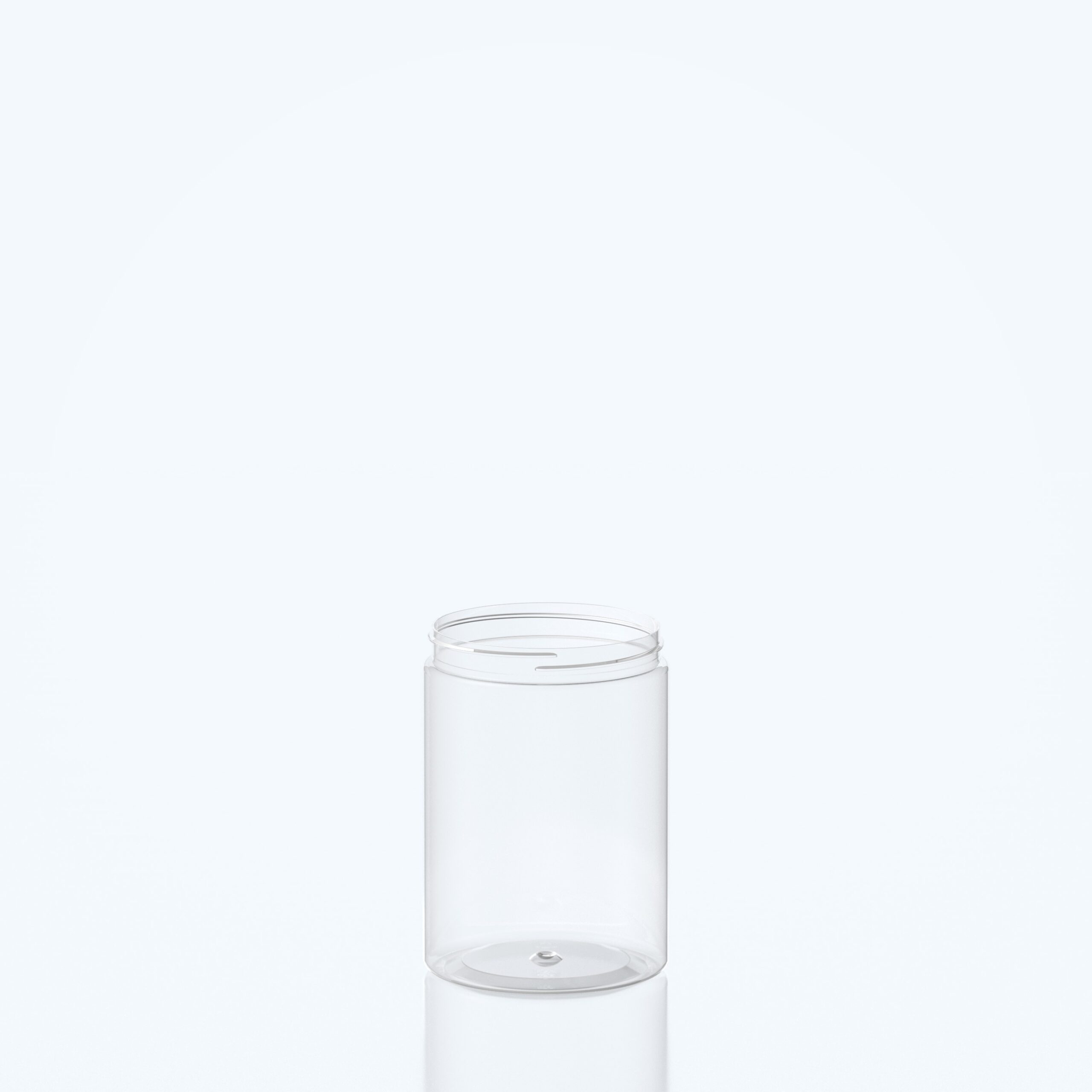 750ml Cylindrical PET Jar - 89SP400 - Clear