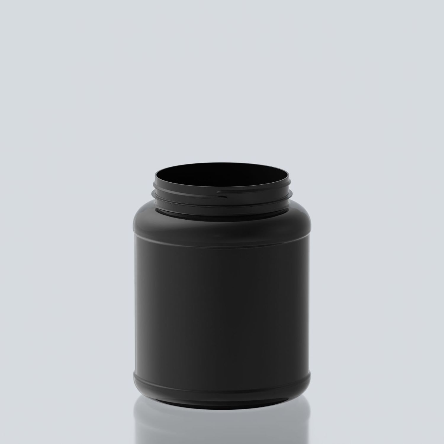 3500ml Jumbo PET Jar  - 127Special - Black