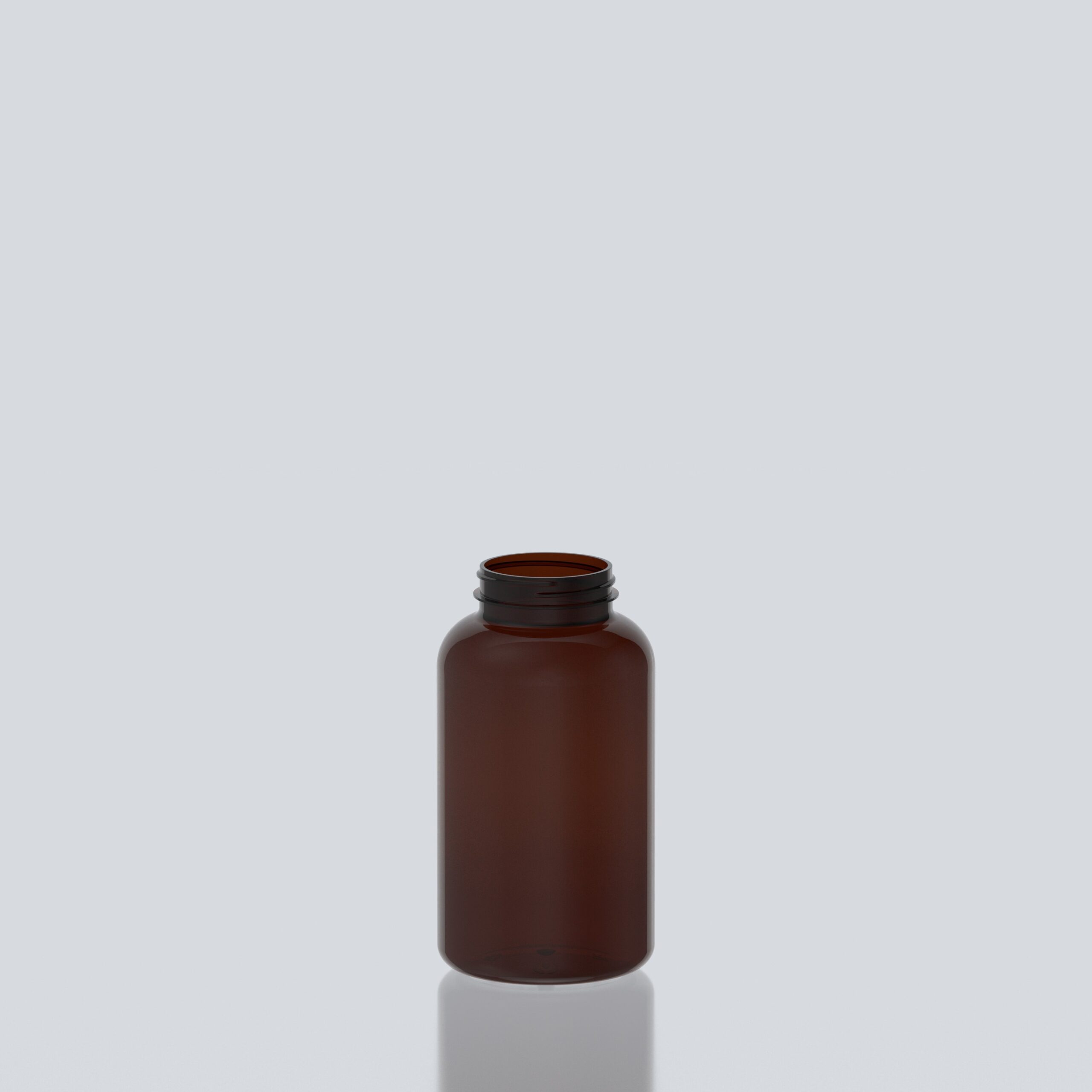 600ml PET Pill Jar - 53SP400 - Amber