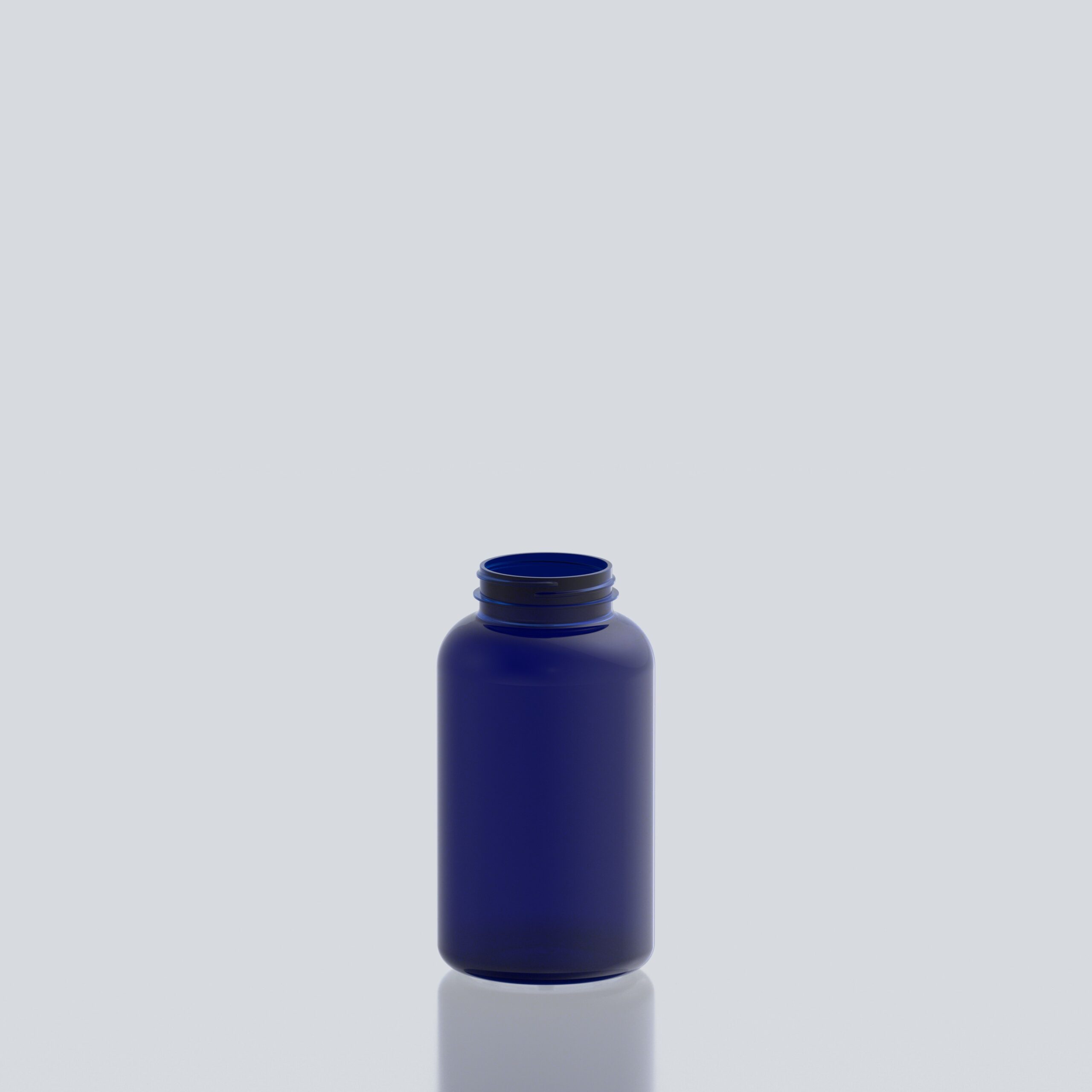 600ml PET Pill Jar - 53SP400 - Blue