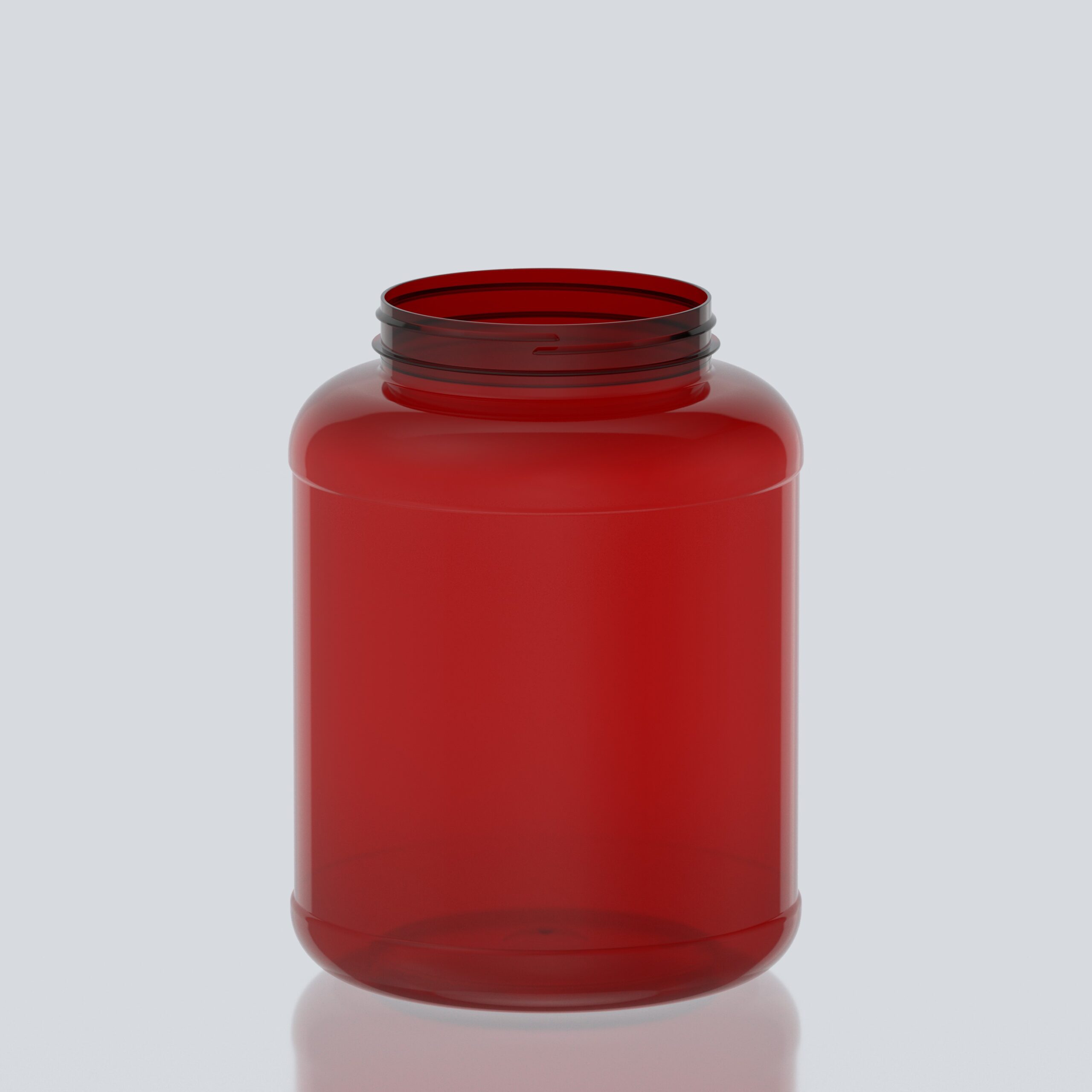 6000ml Jumbo PET Jar - 127Special - Red