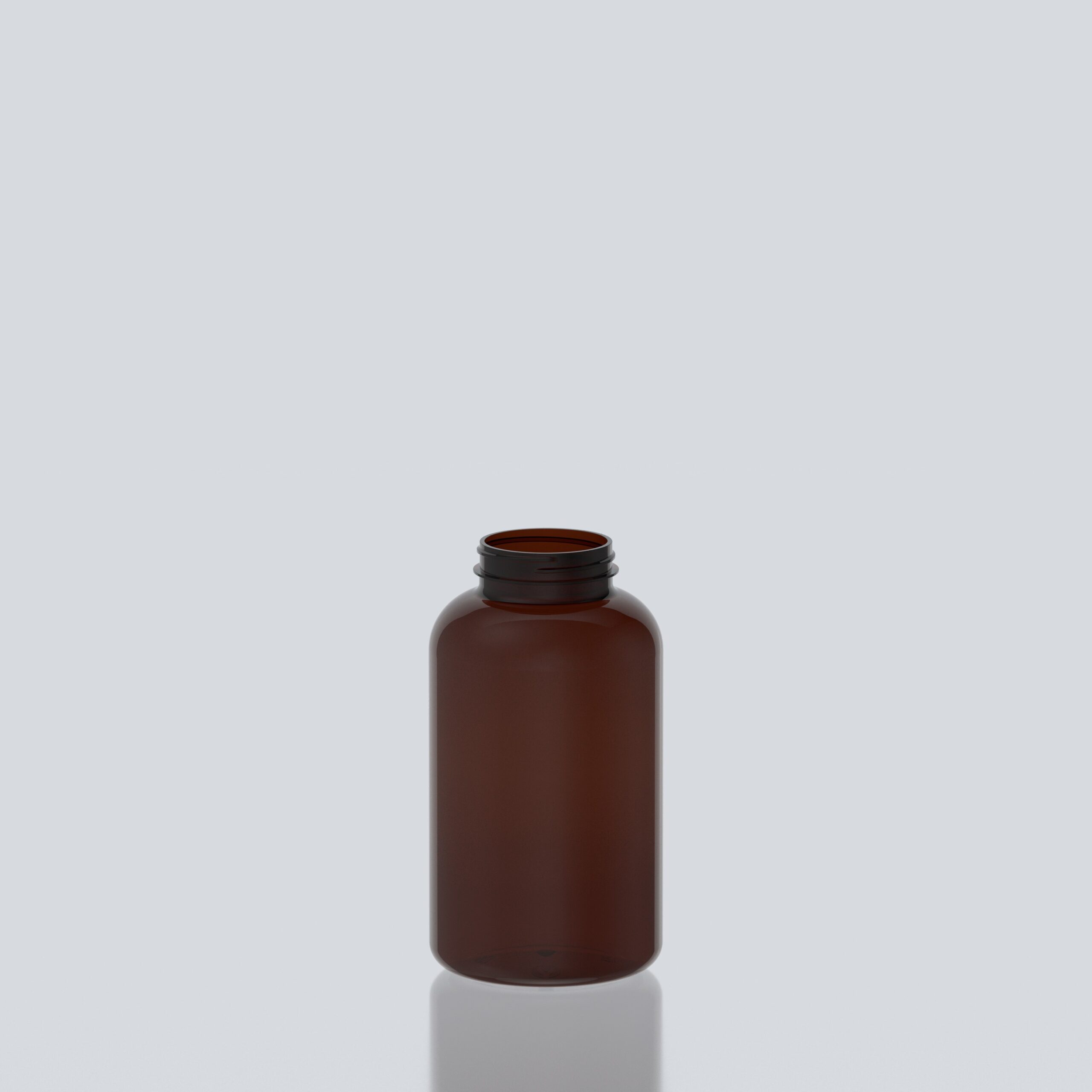 750ml PET Pill Jar - 53SP400 - Amber