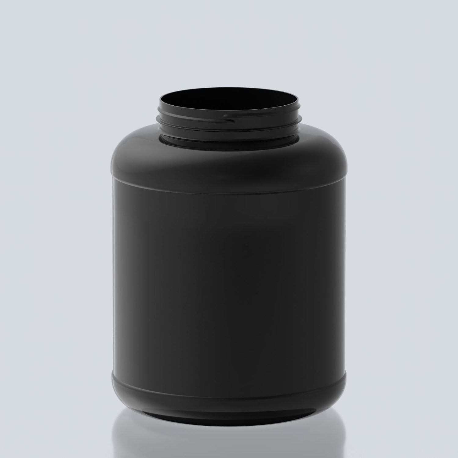 8000ml Jumbo PET Jar  - 127Special - Black