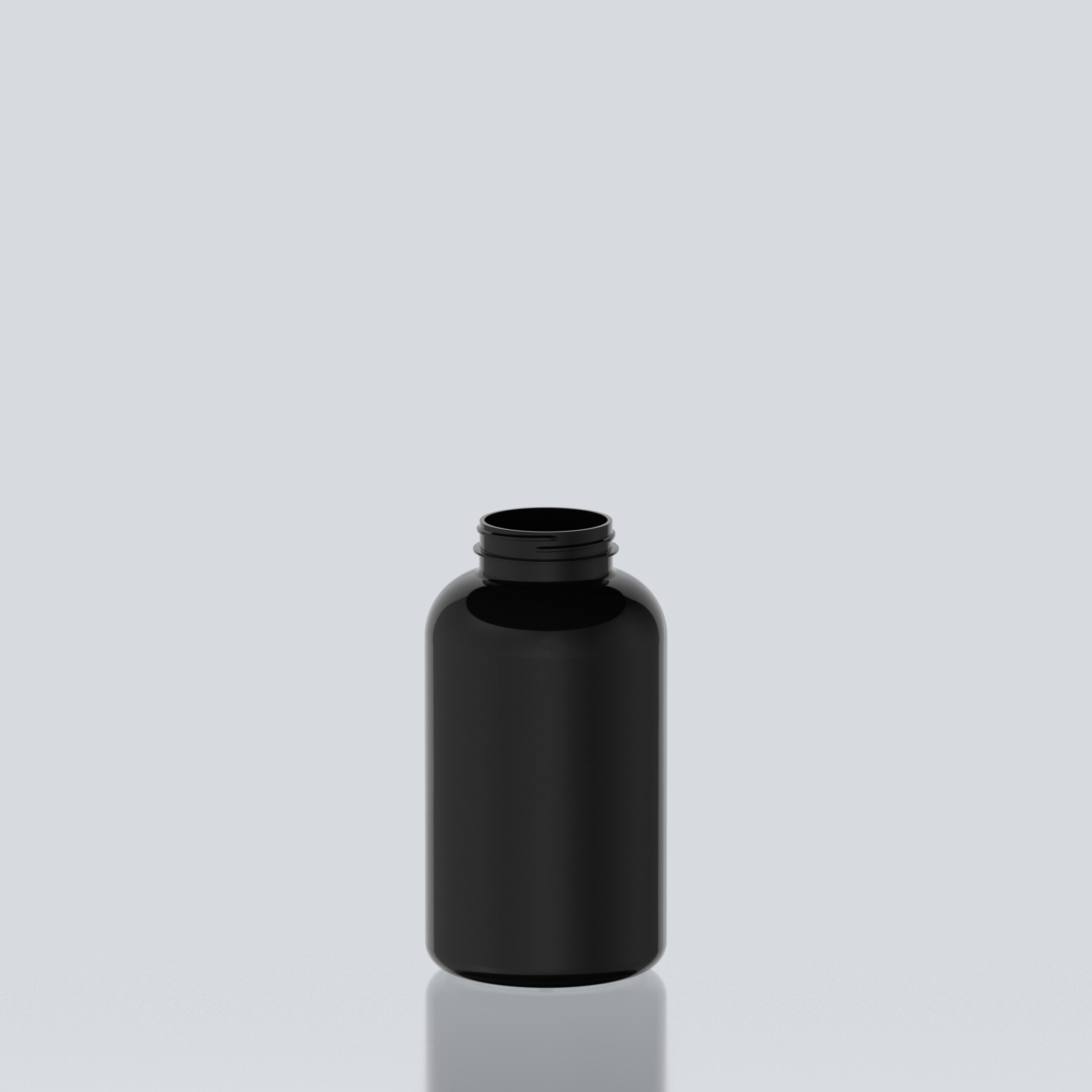 900ml PET Pill Jar - 53SP400 - Black