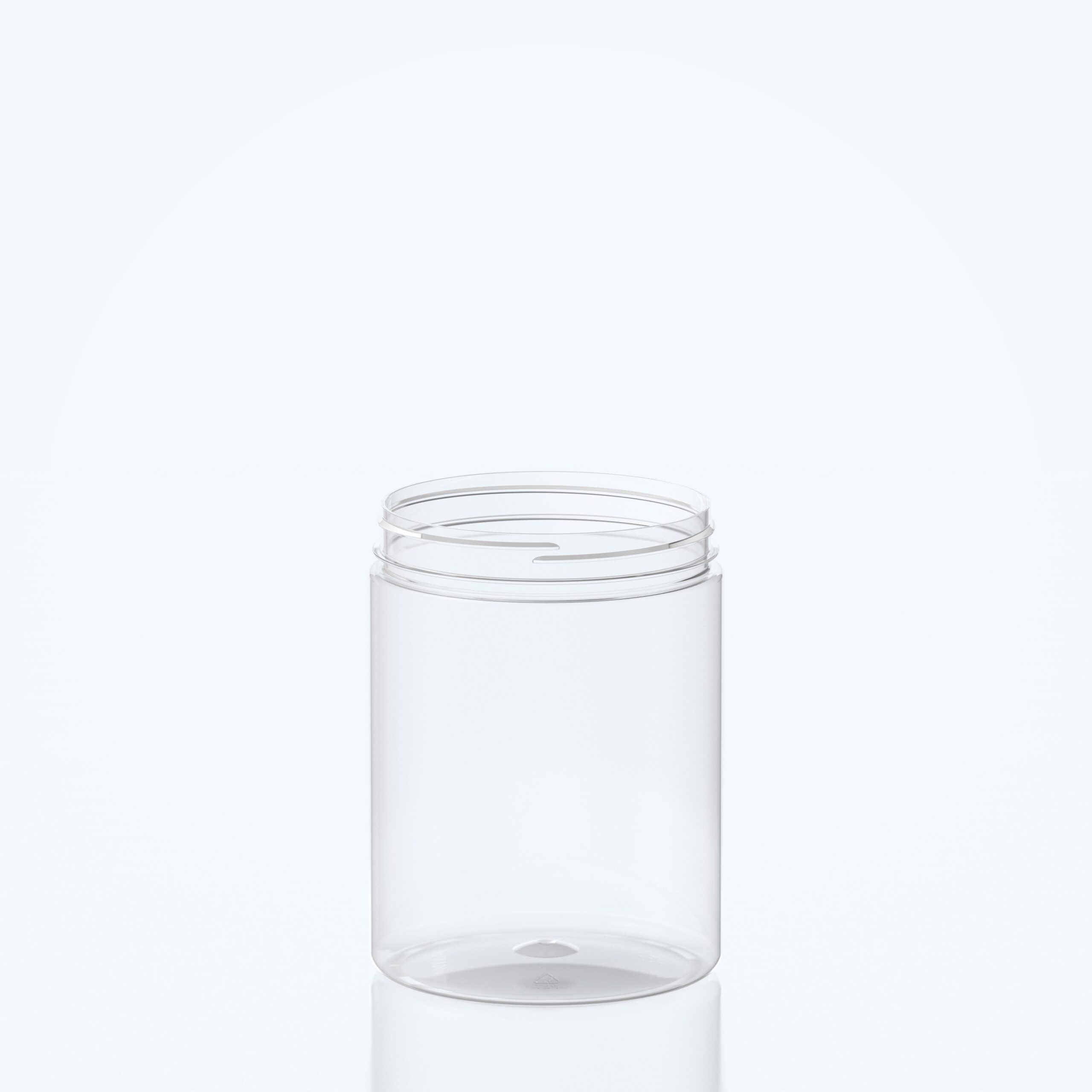 2000ml XXL Cylindrical PET Jar - 127Special - Clear