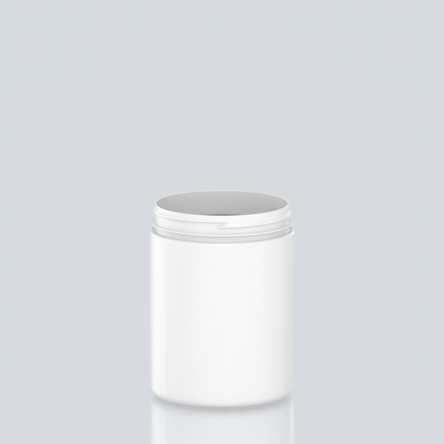 2000ml XXL Cylindrical PET Jar - 127Special - White