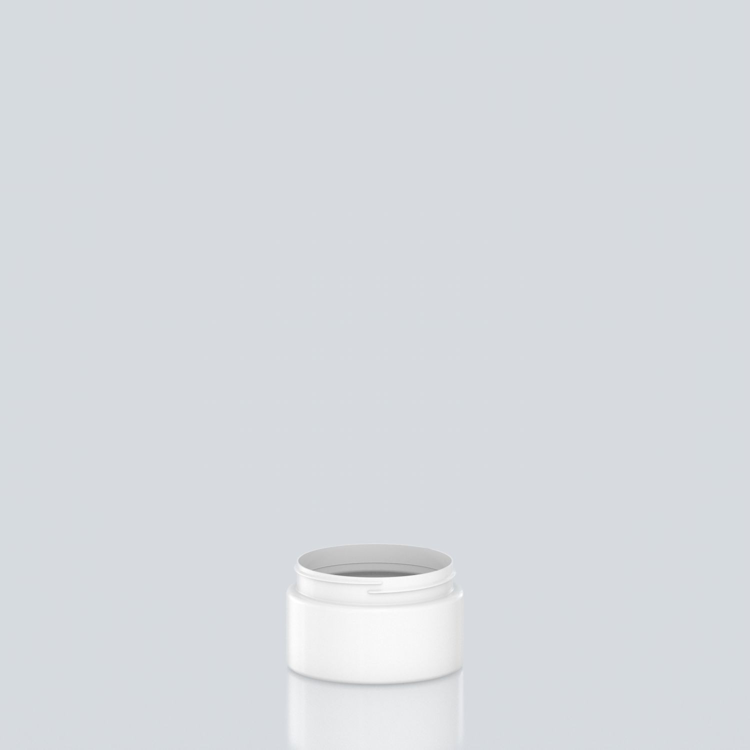 250ml Cylindrical Child-resistant PET Jar - 89SP400 CRC - White