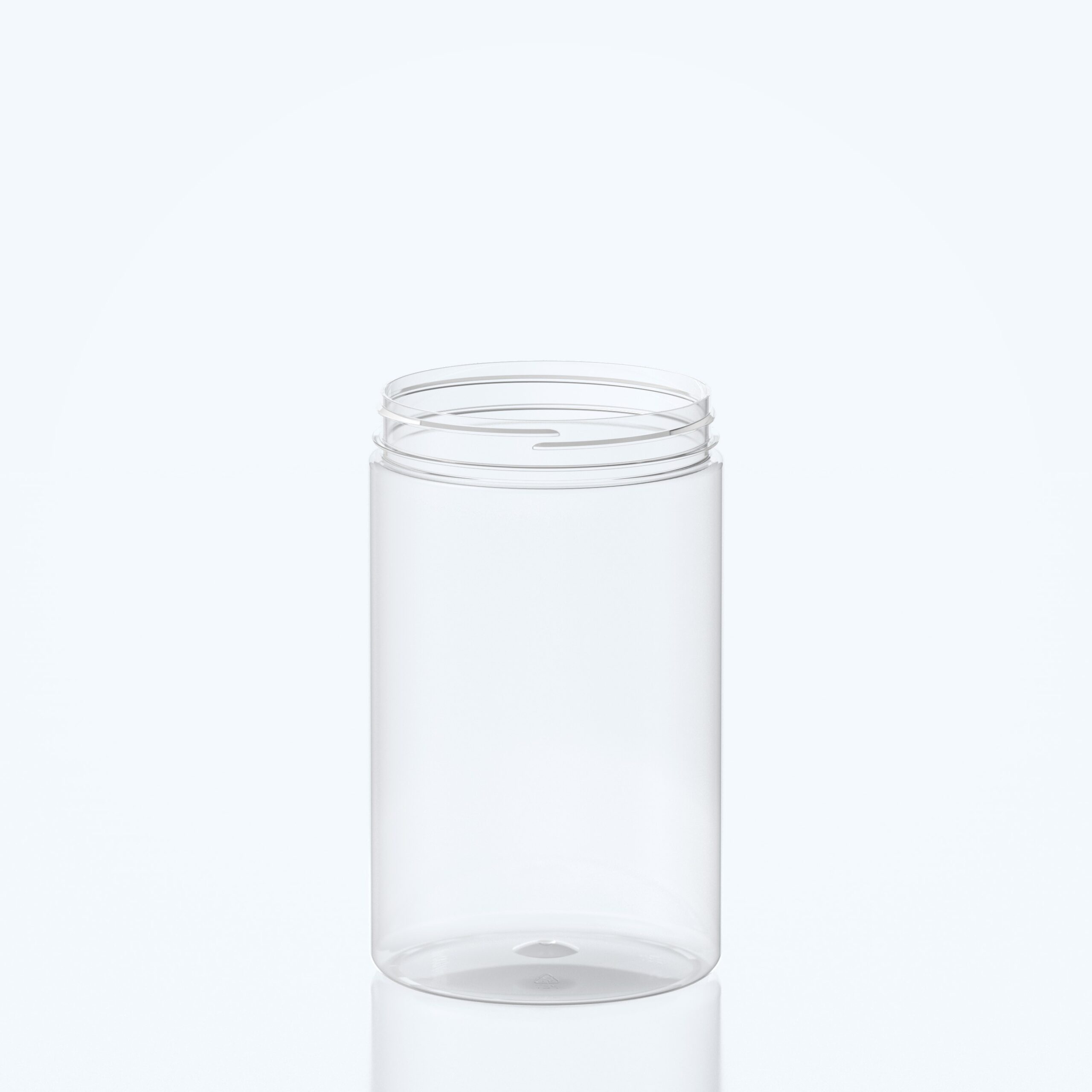 2600ml XXL Cylindrical PET Jar - 127Special - Clear