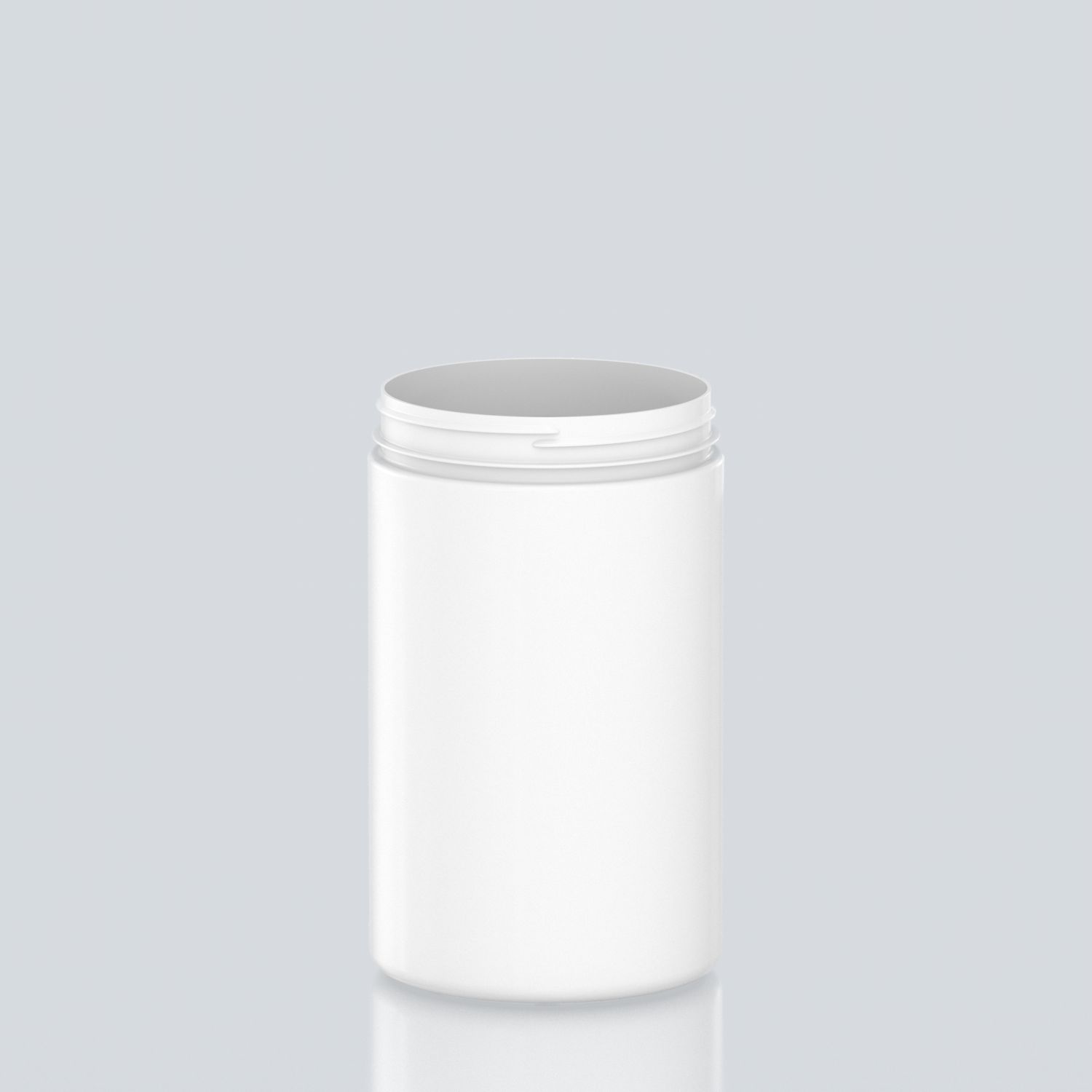 2600ml XXL Cylindrical PET Jar - 127Special - White