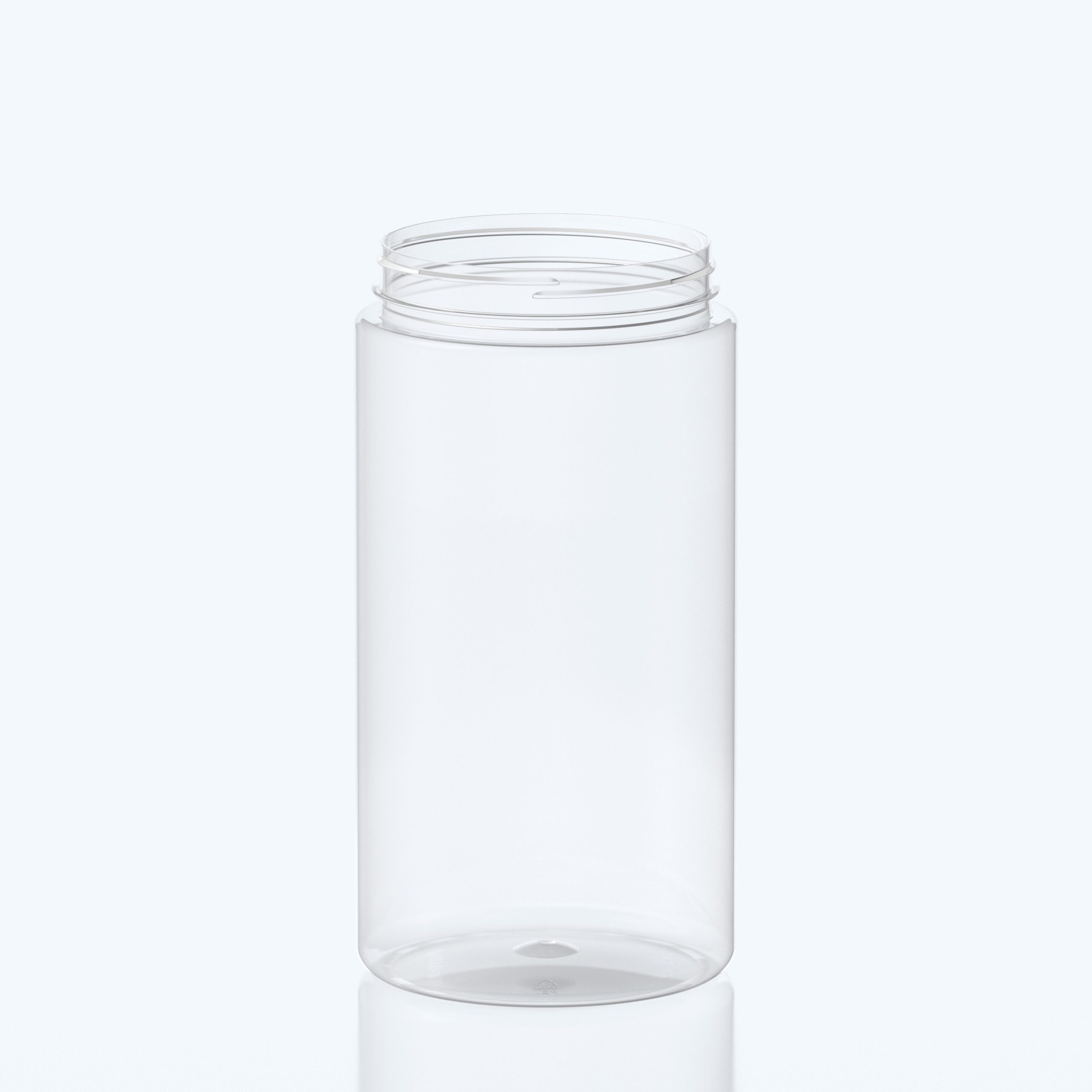 4000ml XXL Cylindrical PET Jar  - 127Special - Clear
