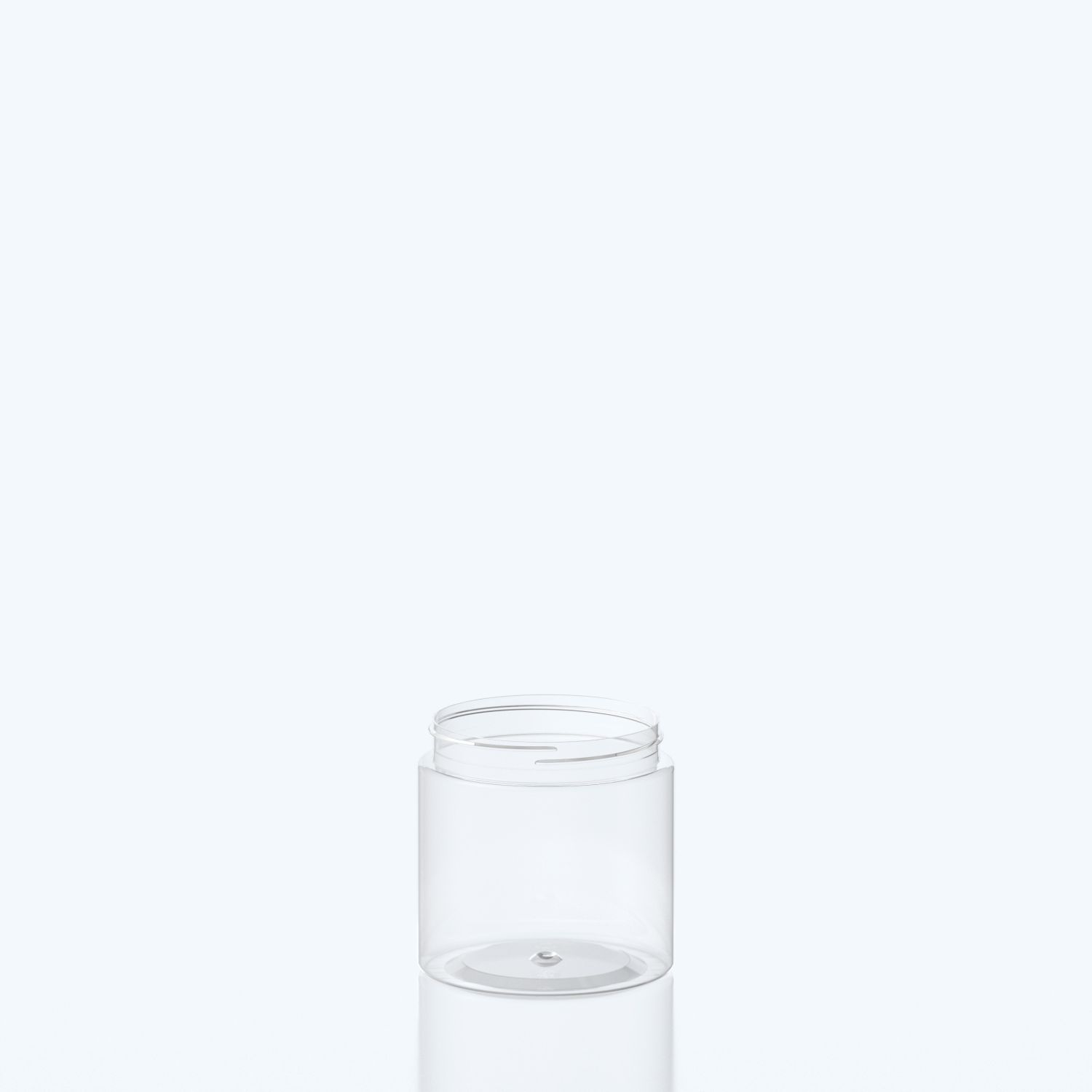500ml Cylindrical child-resistant PET jar - 89SP400 CRC - Clear