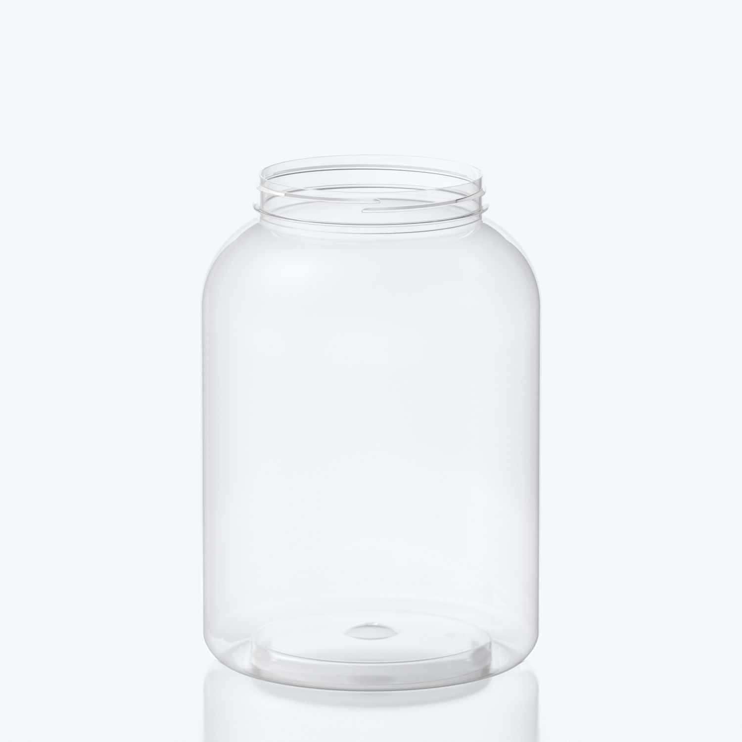 6000ml PET Bull jar - 127Special - Clear