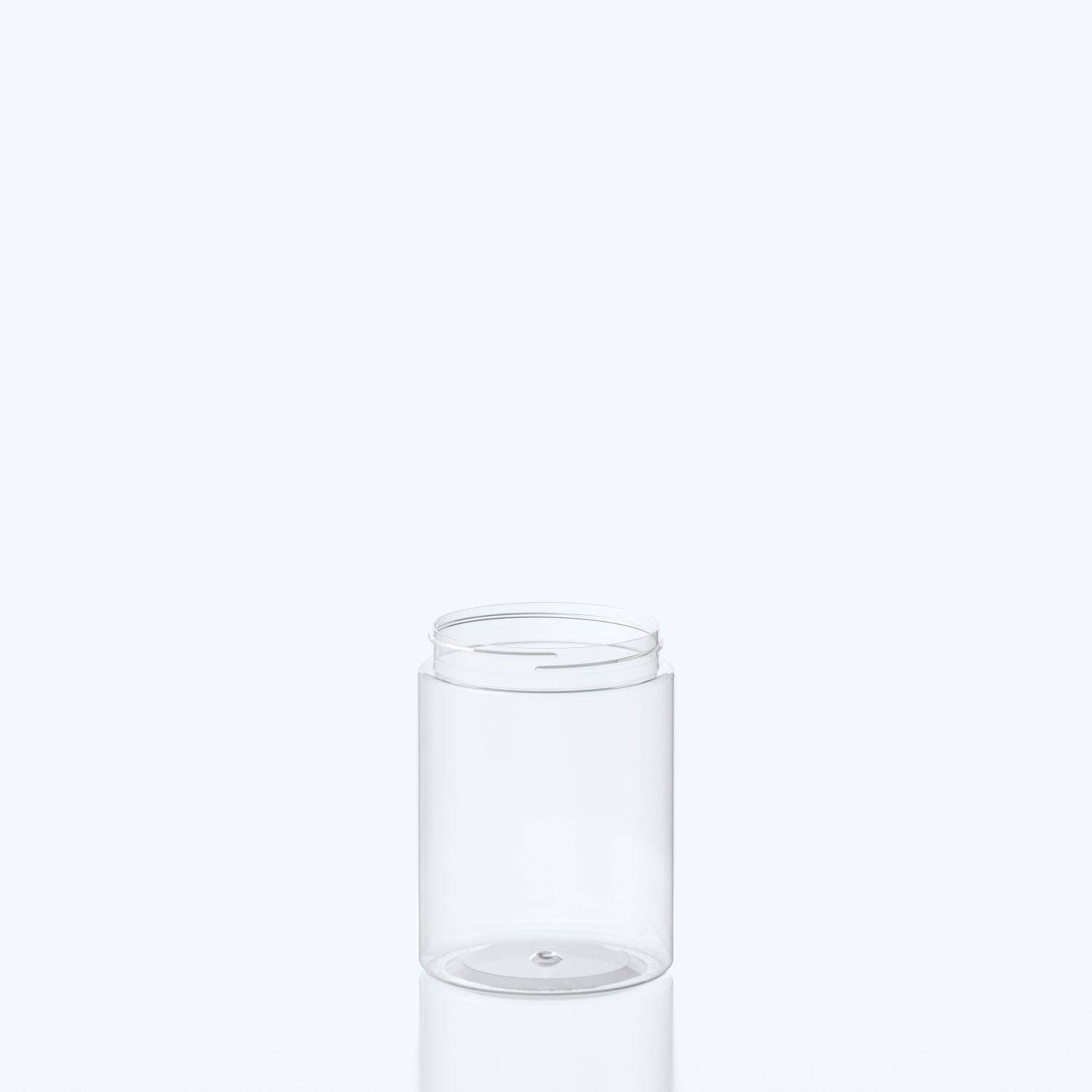 750ml Cylindrical Child-resistant PET Jar - 89SP400 CRC - Clear