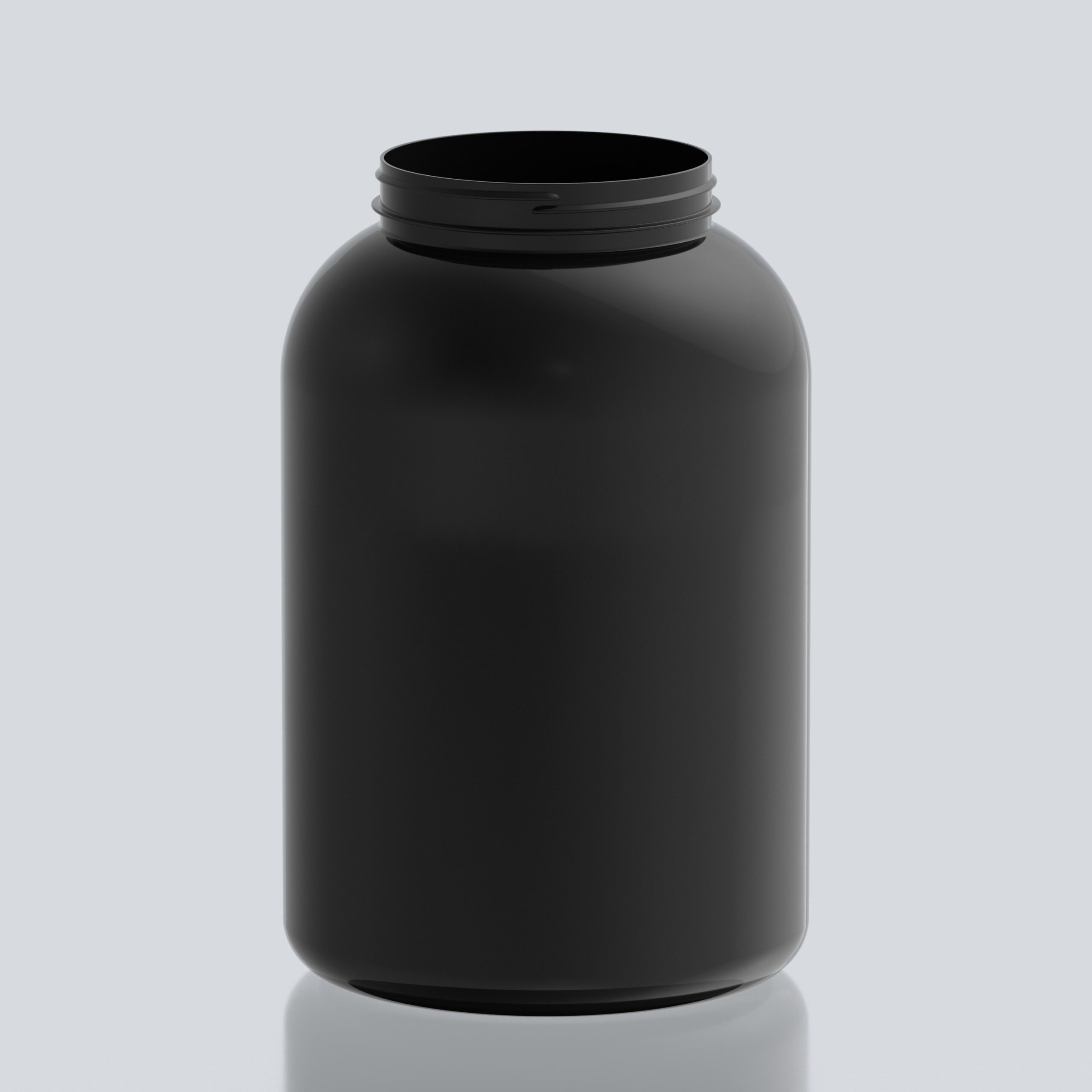 8000ml PET Bull Jar  - 127Special - Black
