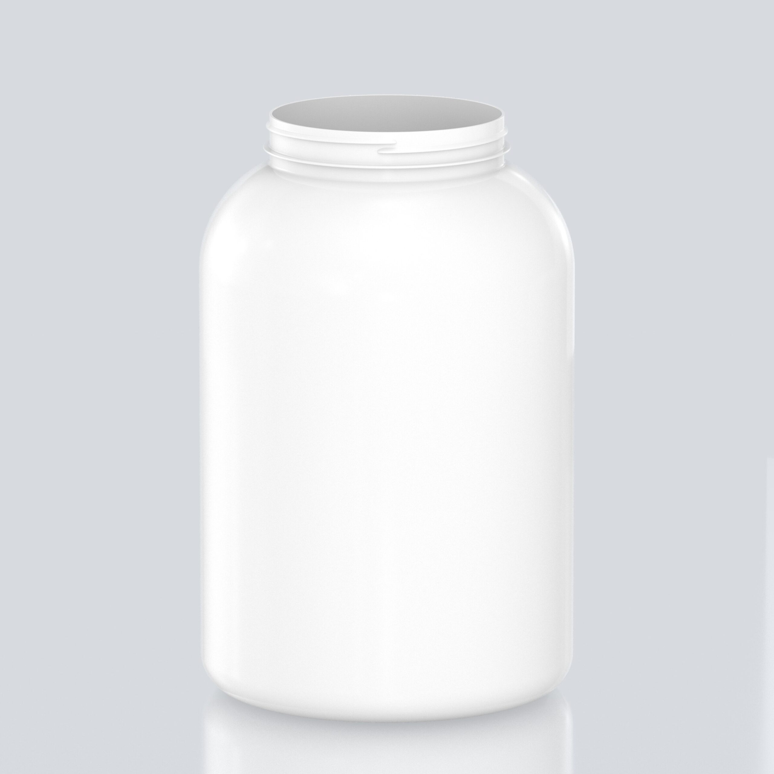 8000ml PET Bull Jar  - 127Special - White