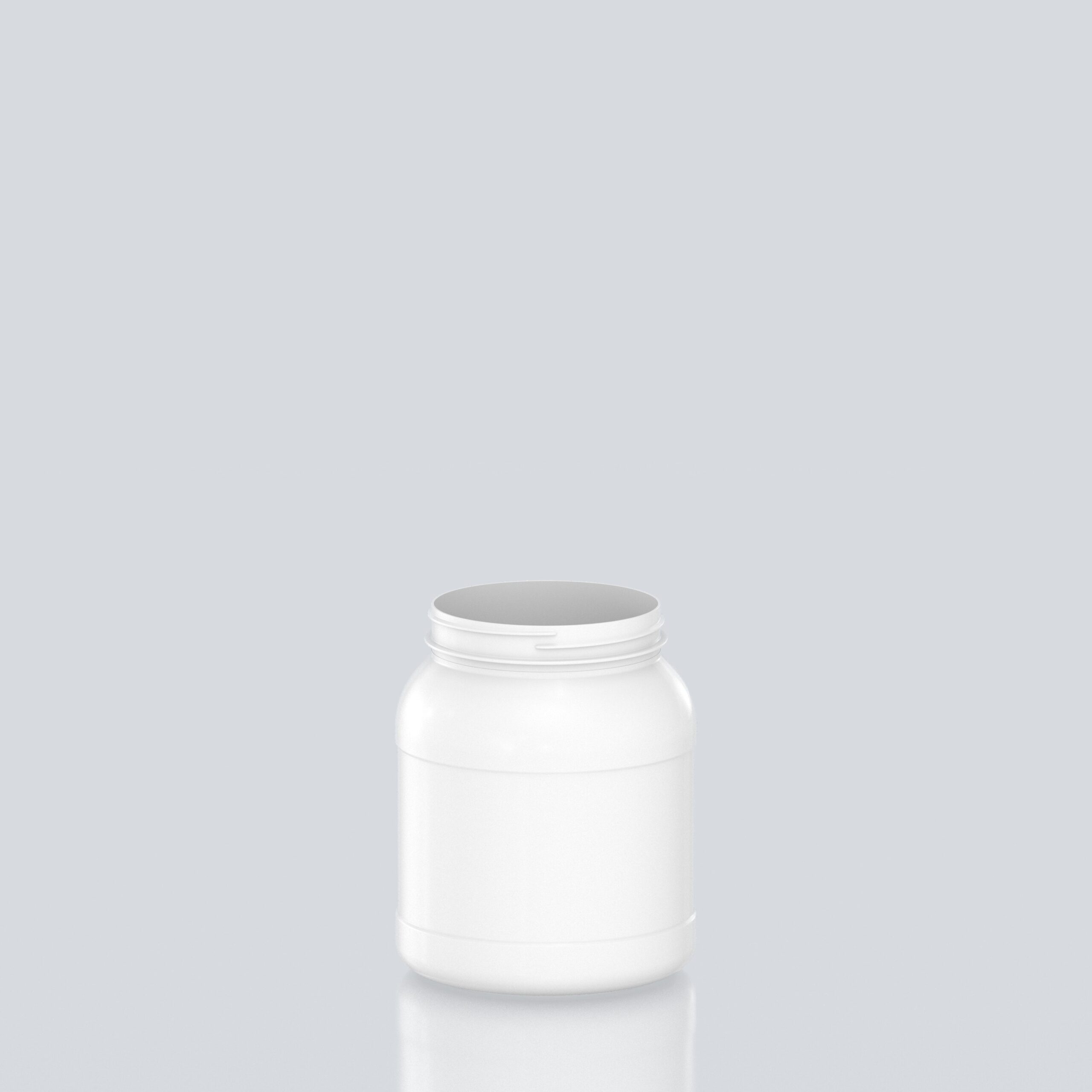 1000ml 89SP400 Round PET Jar - 89SP400 - White